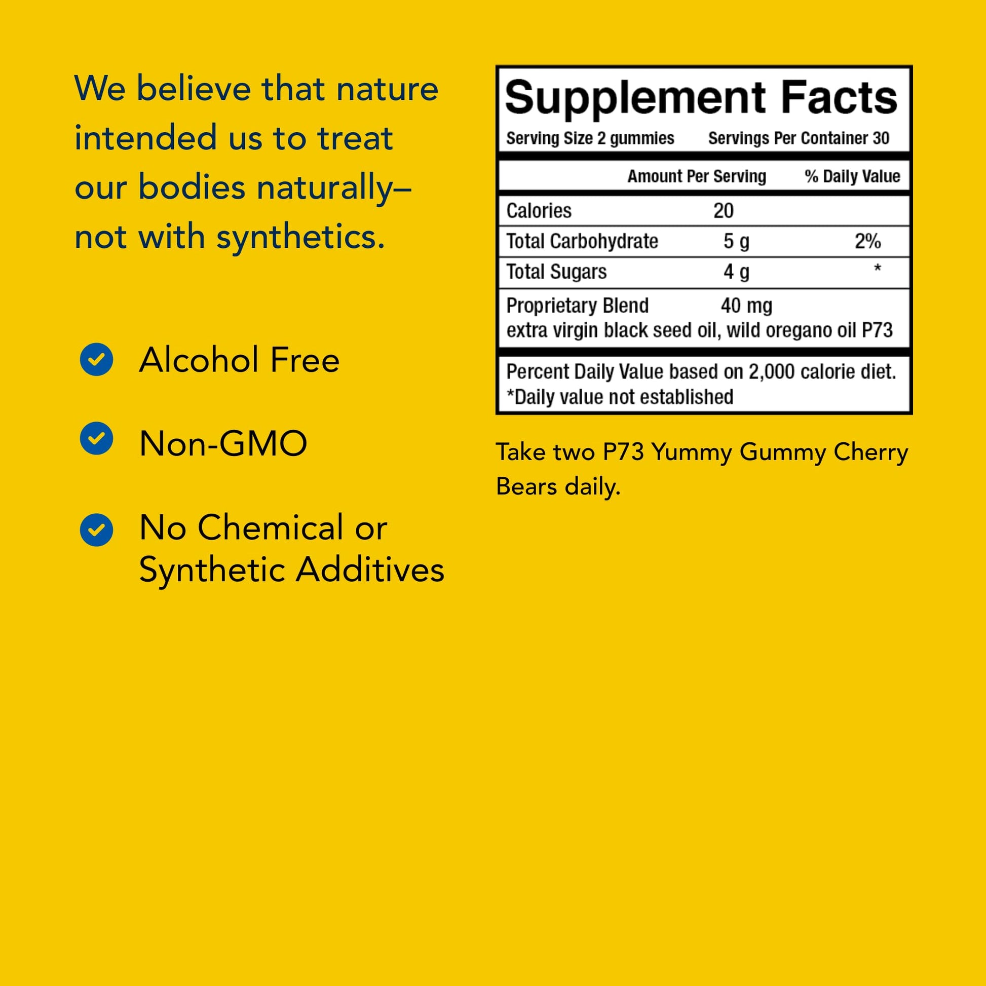 NORTH AMERICAN HERB & SPICE kid-e-kare Yummy Gummy Cherry Bears - 60 Real Cherry Gummies - Daily Immune Support for Children - With P73 Oreganol & Black Seed Oil - Non-GMO - 30 Servings NORTH AMERICAN HERB & SPICEAu supplements