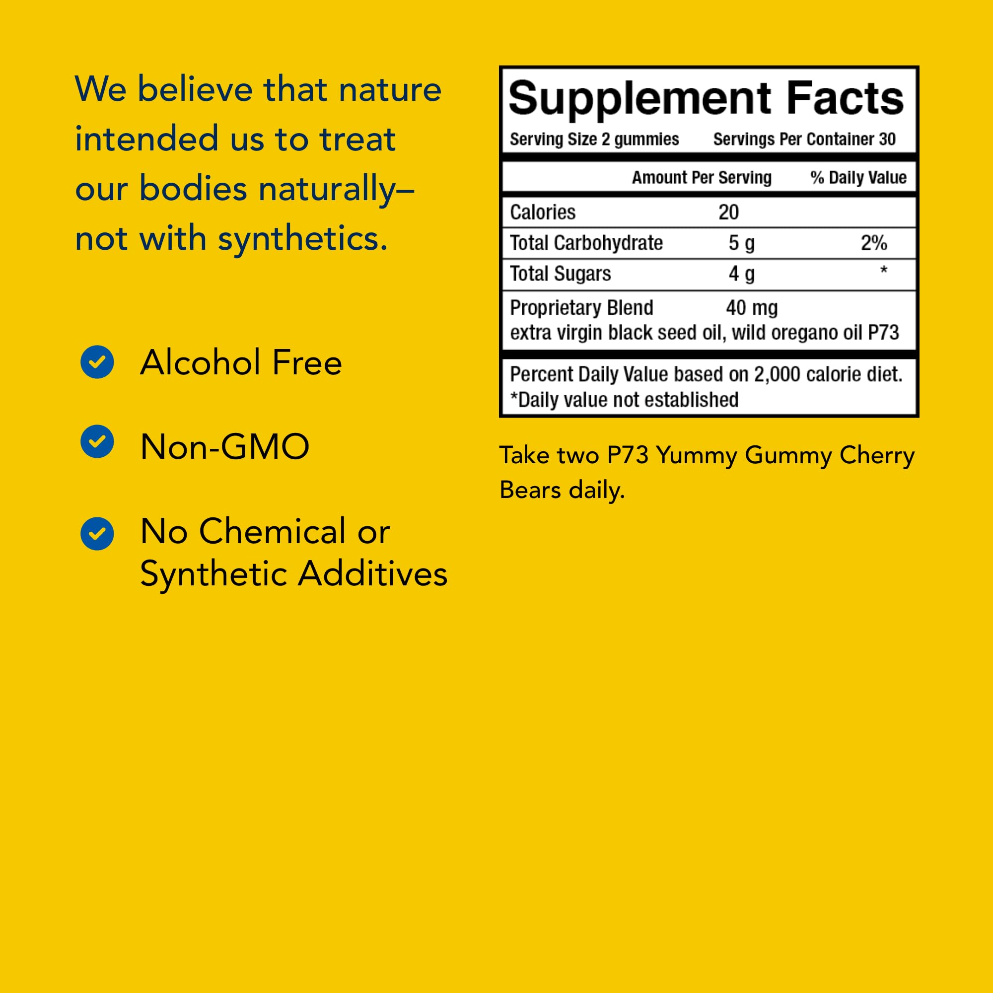 NORTH AMERICAN HERB & SPICE kid-e-kare Yummy Gummy Cherry Bears - 60 Real Cherry Gummies - Daily Immune Support for Children - With P73 Oreganol & Black Seed Oil - Non-GMO - 30 Servings NORTH AMERICAN HERB & SPICEAu supplements