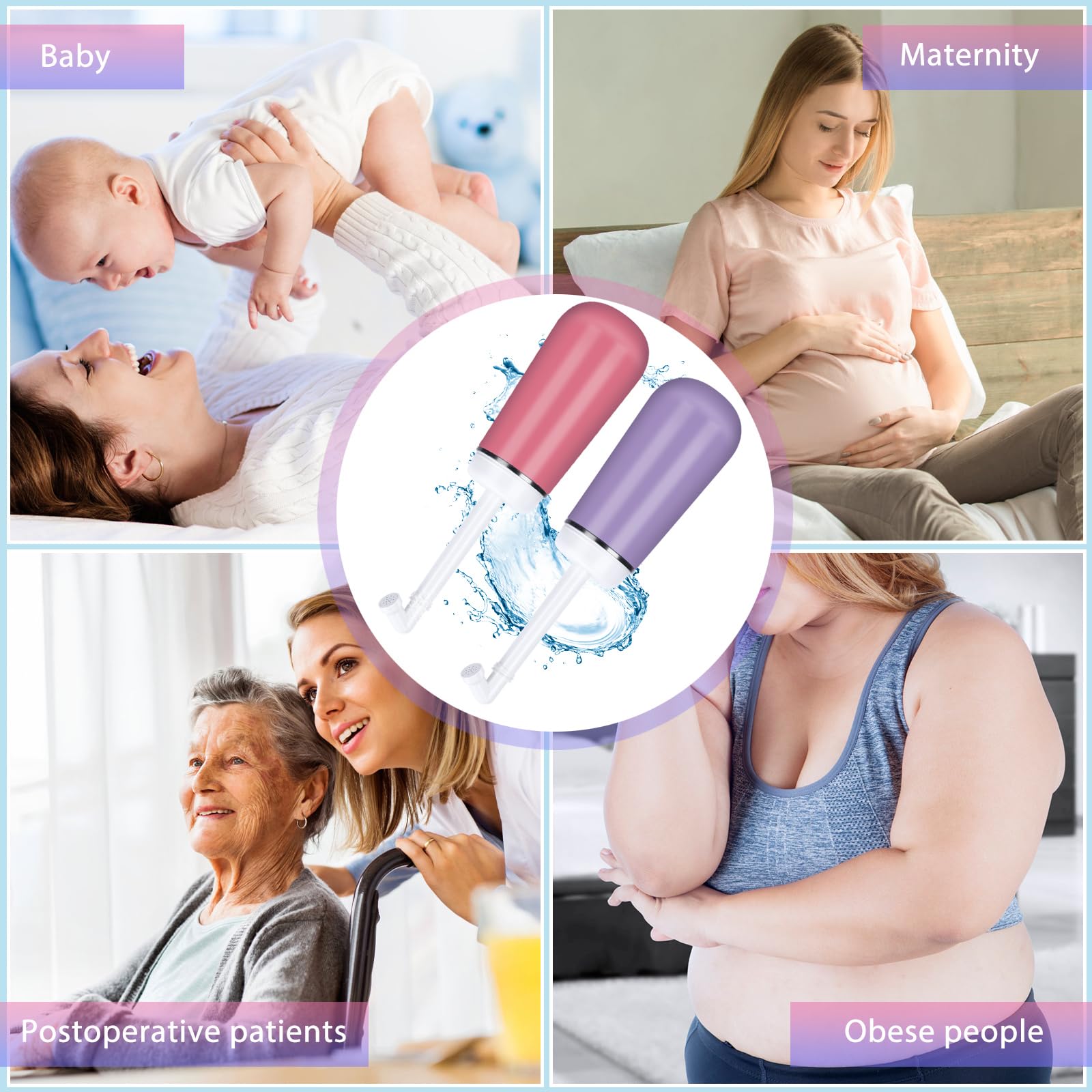 Peri Bottle for Postpartum Care, 13.5 OZ Perineal Bottle for Recovery and Cleansing After Birth VicnKioHAu supplements