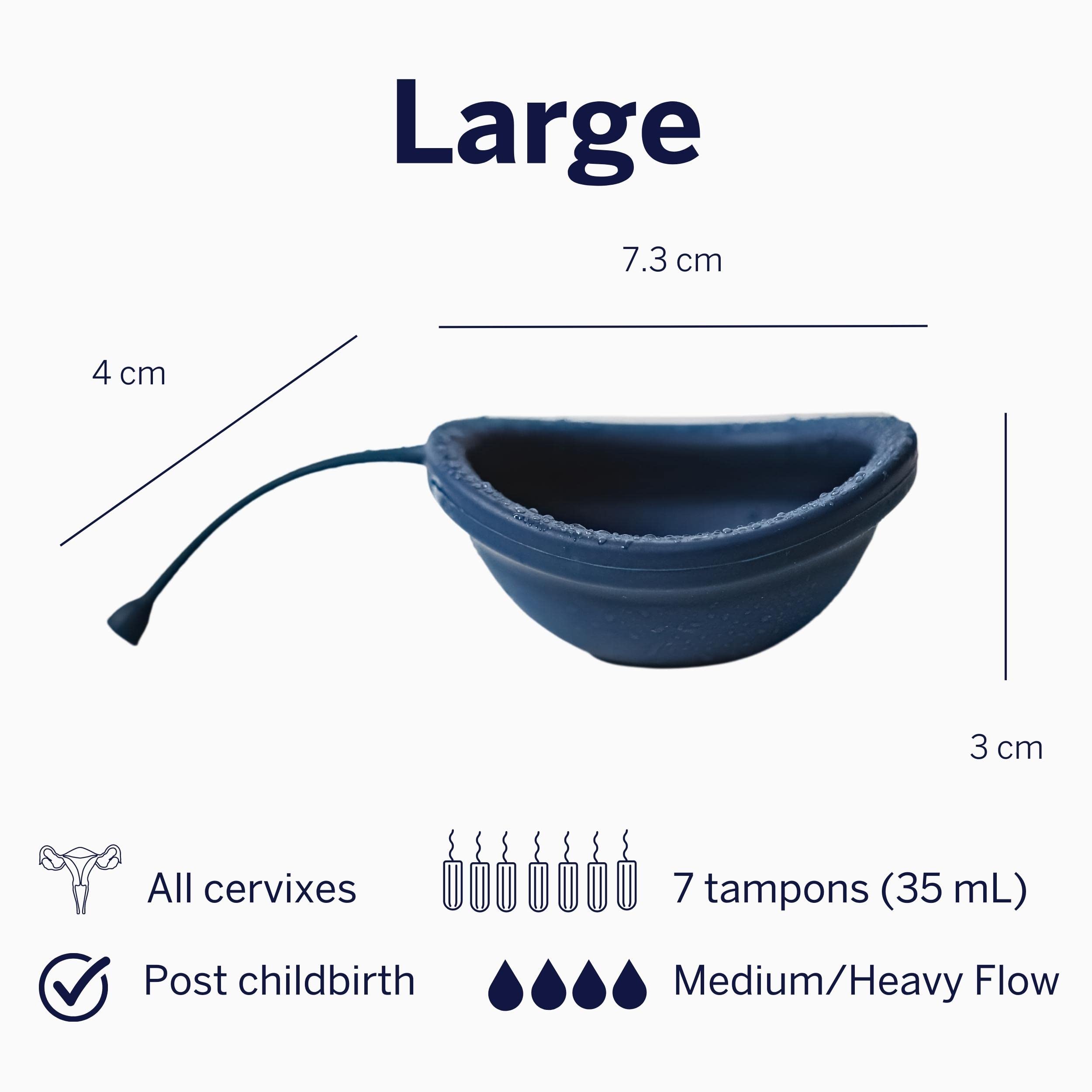 Pixie Soft Menstrual Disc - Ranked 1 for Most Soft Reusable Period Disc - Removable Stem Pixie CupAu supplements