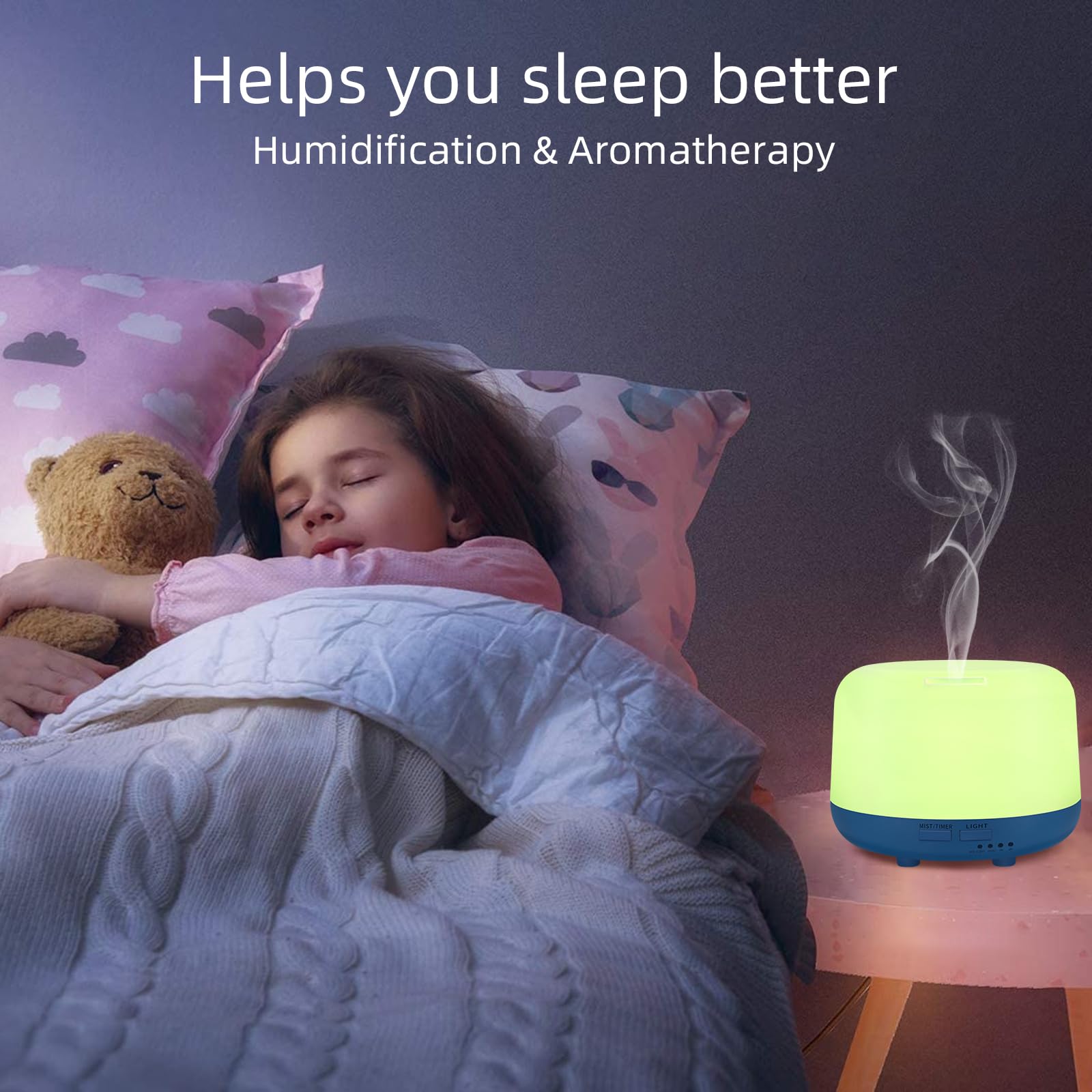 Marchred 300ML Essential Oil Diffuser with Remote Control, 7 LED Color Changing Light MarchredAu supplements
