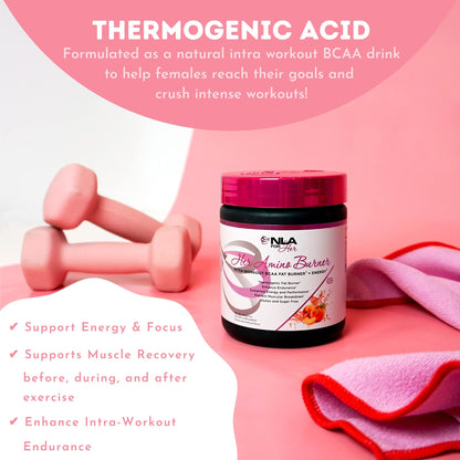 NLA for Her Pre/Intra Workout Stack (Includes Her Thermogenic Amino Georgia Peach NLA for HerUS supplements