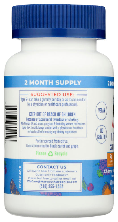 MaryRuth Organics Vitamin C Gummies | Supplement for Immune Support & Overall Health | Immune Support Supplement | Vitamin C for Adults & Kids | Vegan | Non-GMO | 60 Servings MARYRUTH'SUS supplements