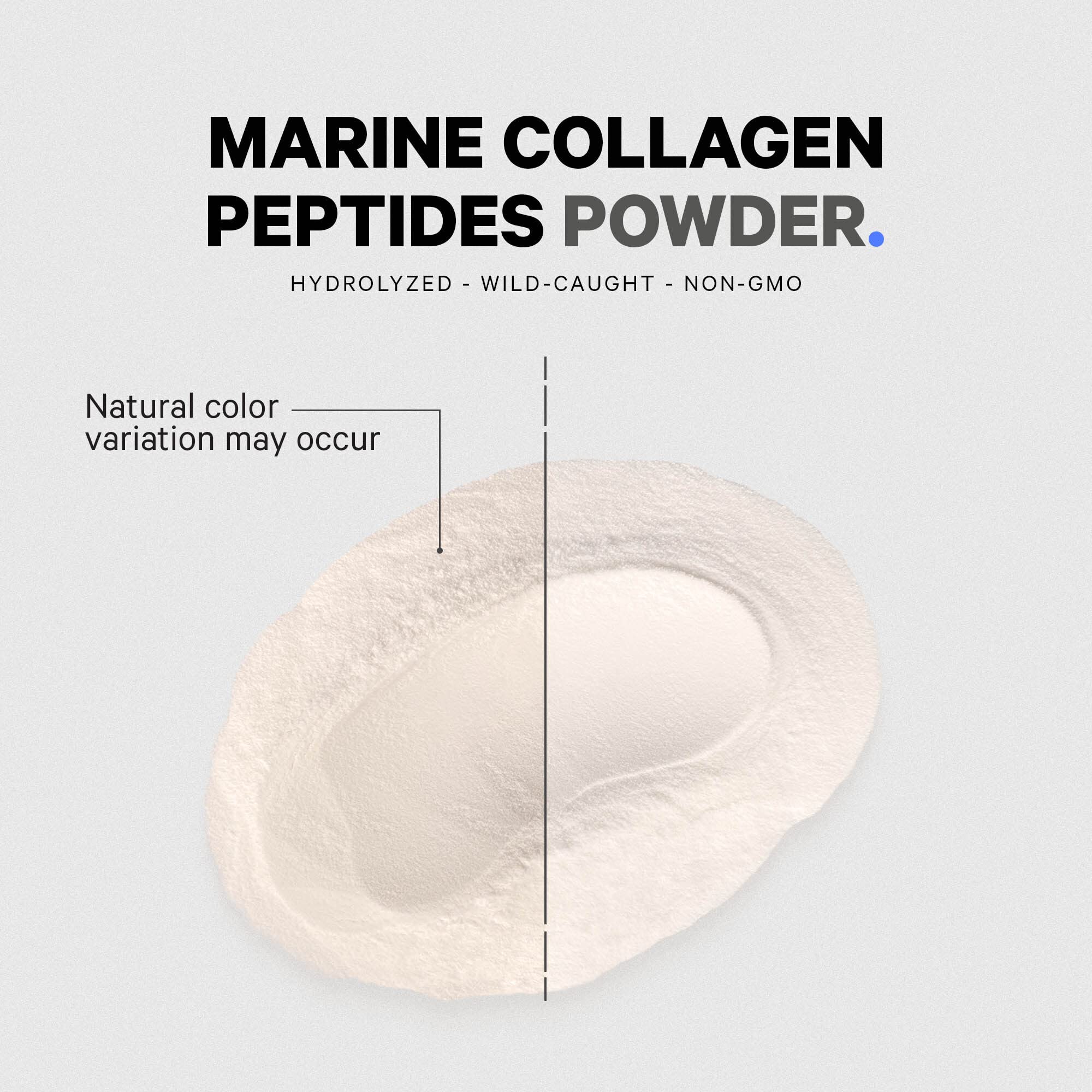 Codeage Marine Collagen Powder - Wild-Caught Hydrolyzed Fish Collagen Peptides - Type 1 & 3 Collagen Protein Supplement - Amino Acids for Skin, Hair, Nails - Paleo Friendly, Non-GMO, 15.87 Ounces CodeageAu supplements