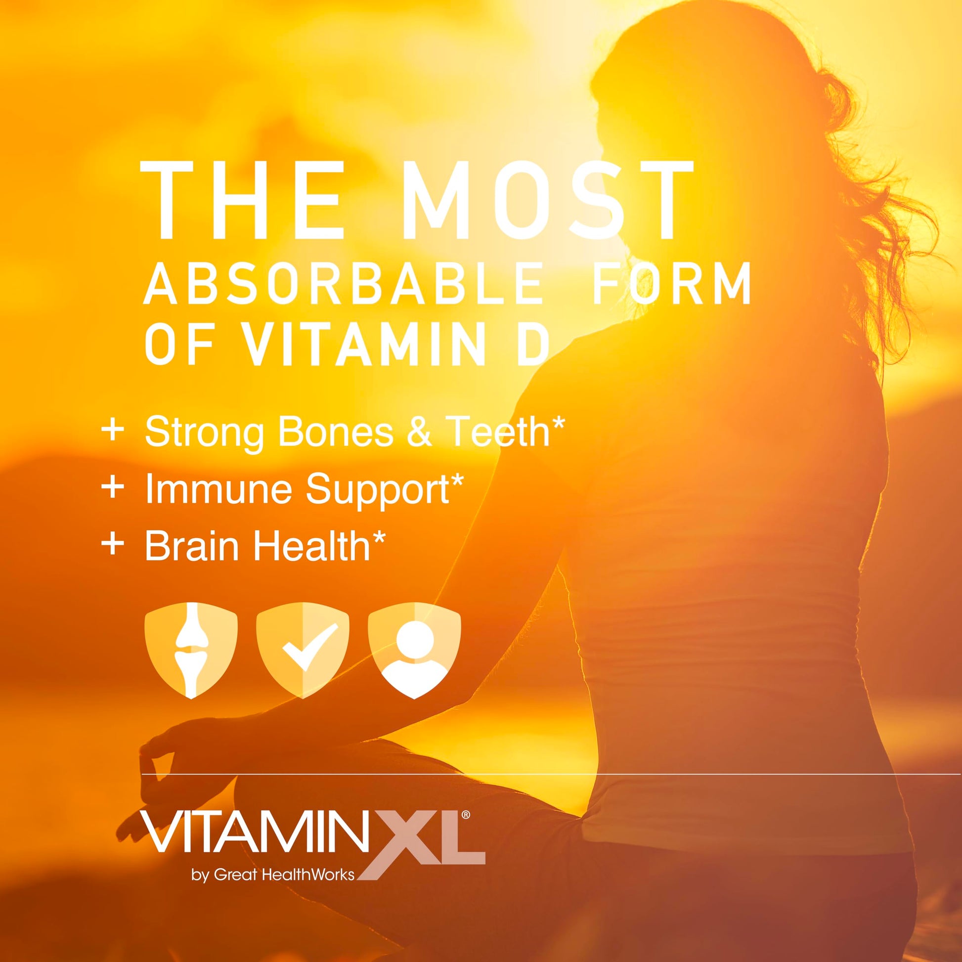 OmegaXL VitaminXL D3 High Potency Daily Vitamin D 5000 IU 125mcg Immune Support Supplement - Promotes Healthy Muscle Function & Strong Bones - Non-GMO, Gluten-Free - 30 Softgels OmegaXLAu supplements