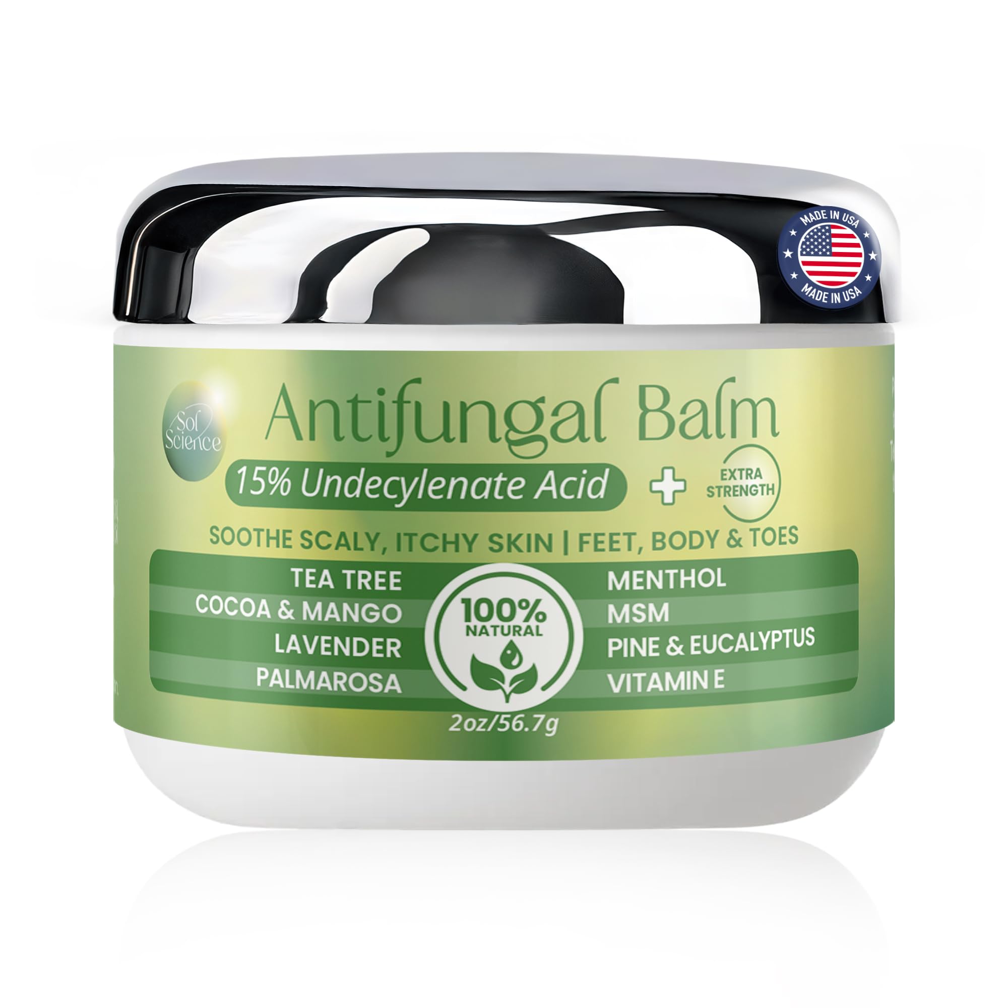 PURPLE CANYON Anti Fungal Balm with 15% Undecylenic Acid – Antifungal for Athletes Foot, Jock Itch & Ringworm – Tea Tree, Menthol & Essential Oils PURPLE CANYONAu supplements