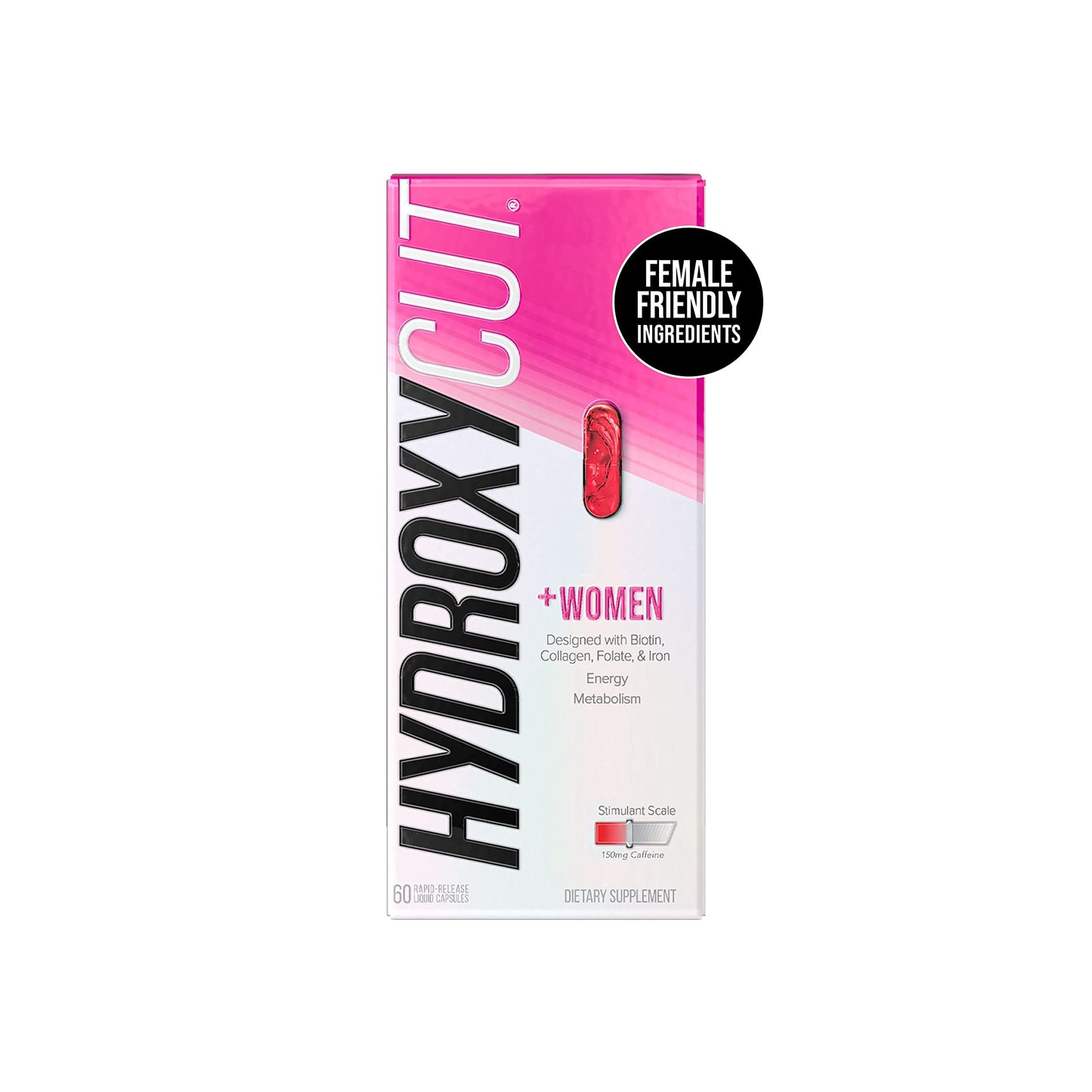 Hydroxycut + Women Pills with Biotin & Collagen | Hair Nails and Skin Vitamins | Iron Supplement HydroxycutUS supplements