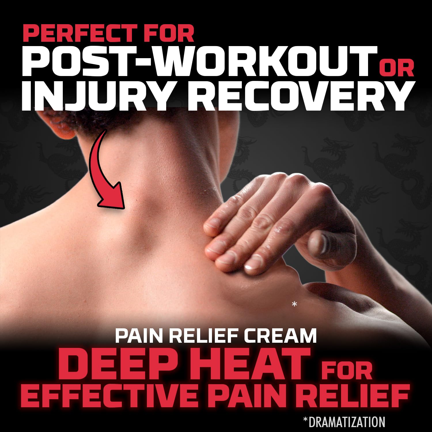 Pomada Dragon Ultra Strength Pain Relief Cream, Strength Muscle Rub for Joint, Shoulder, Knee Pain, Sore Muscle Relief, Topical Analgesic with Camphor & Menthol, 2 Oz DRAGONAu supplements