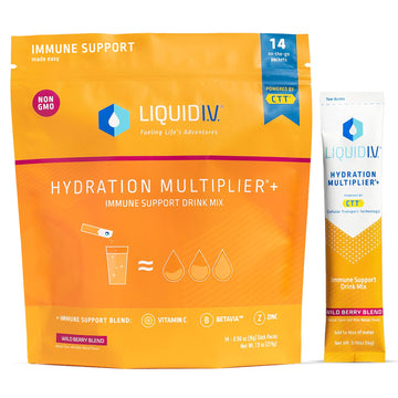 Liquid I.V. Hydration Multiplier + Immune Support -Wild Berry Blend - Hydration Powder Liquid I.V.US supplements