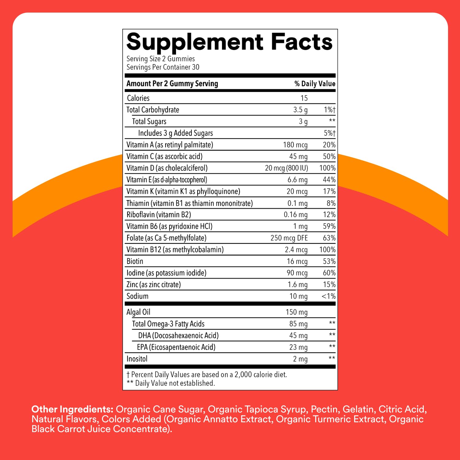 SmartyPants Kids Multivitamin Gummies - Improved Formula: Omega 3 (DHA/EPA), Vitamins D3, C, B12, B6, Vitamin A, K & Zinc SmartyPantsAu supplements
