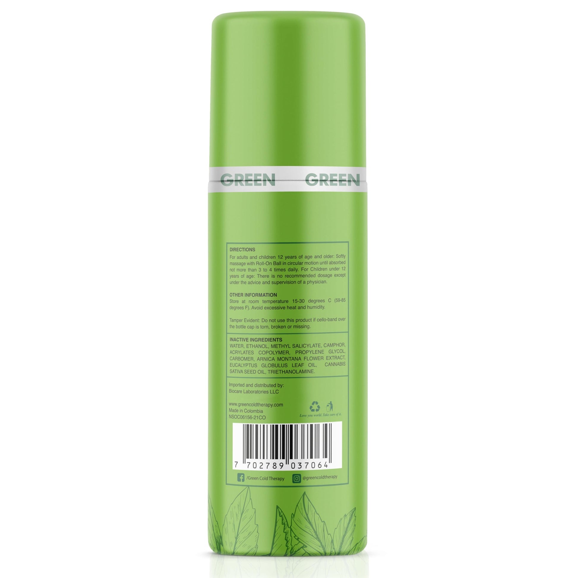 Ross D’Elen Green Menthol ROLL-ON 3-Pack ROSS D'ELENAu supplements