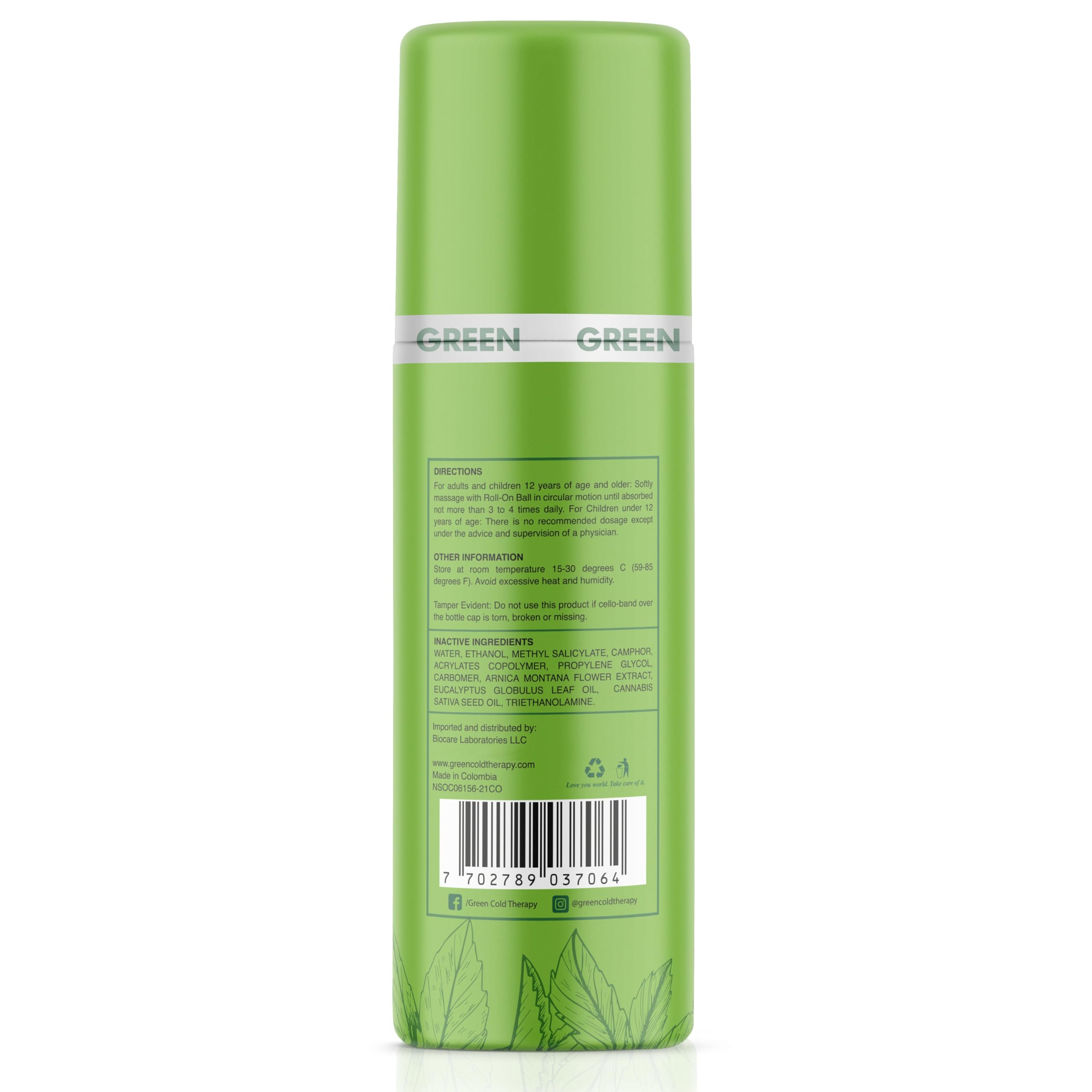 Ross D’Elen Green Menthol ROLL-ON 3-Pack ROSS D'ELENAu supplements