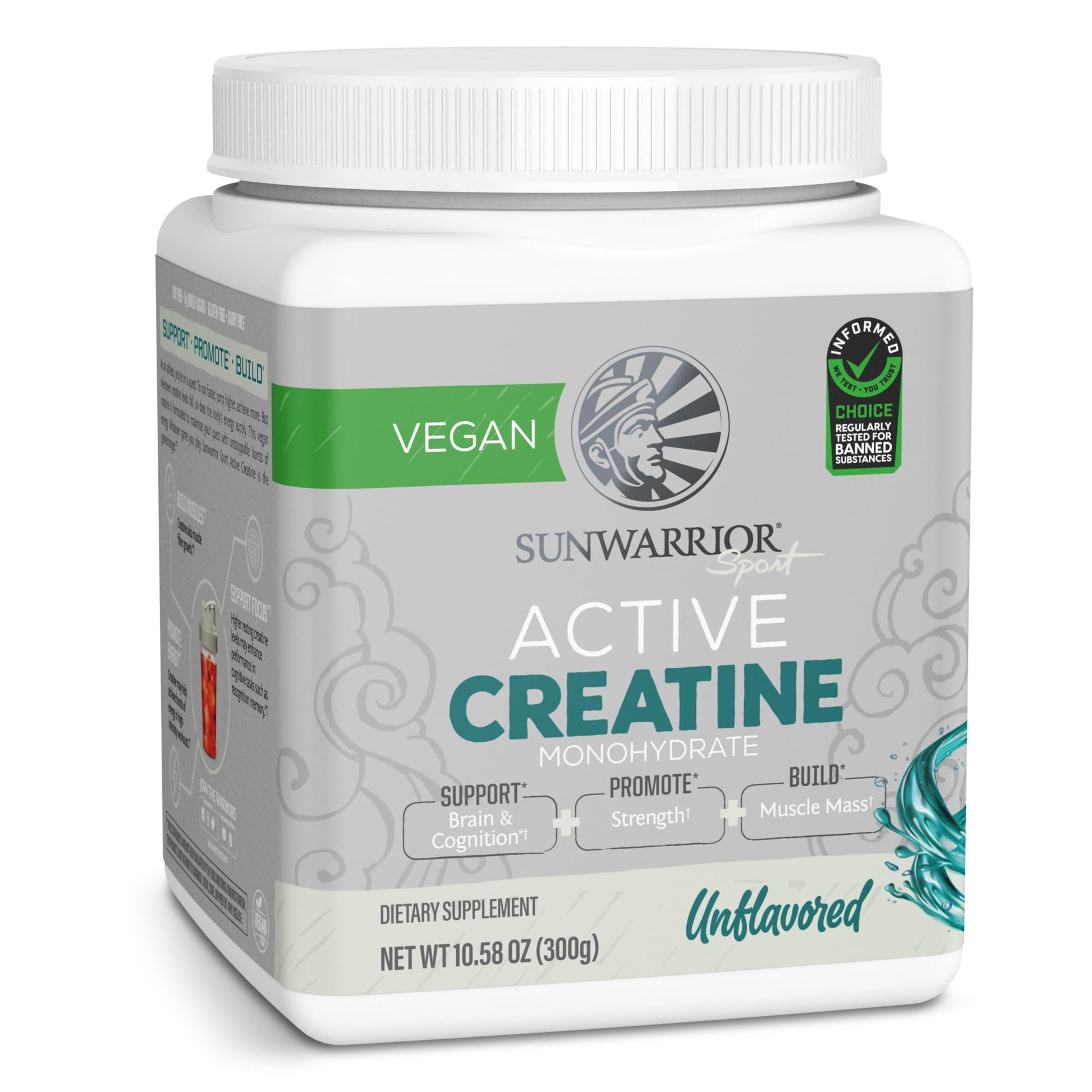 Sunwarrior, Active Creatine, 10.58 Ounce SunwarriorAu supplements