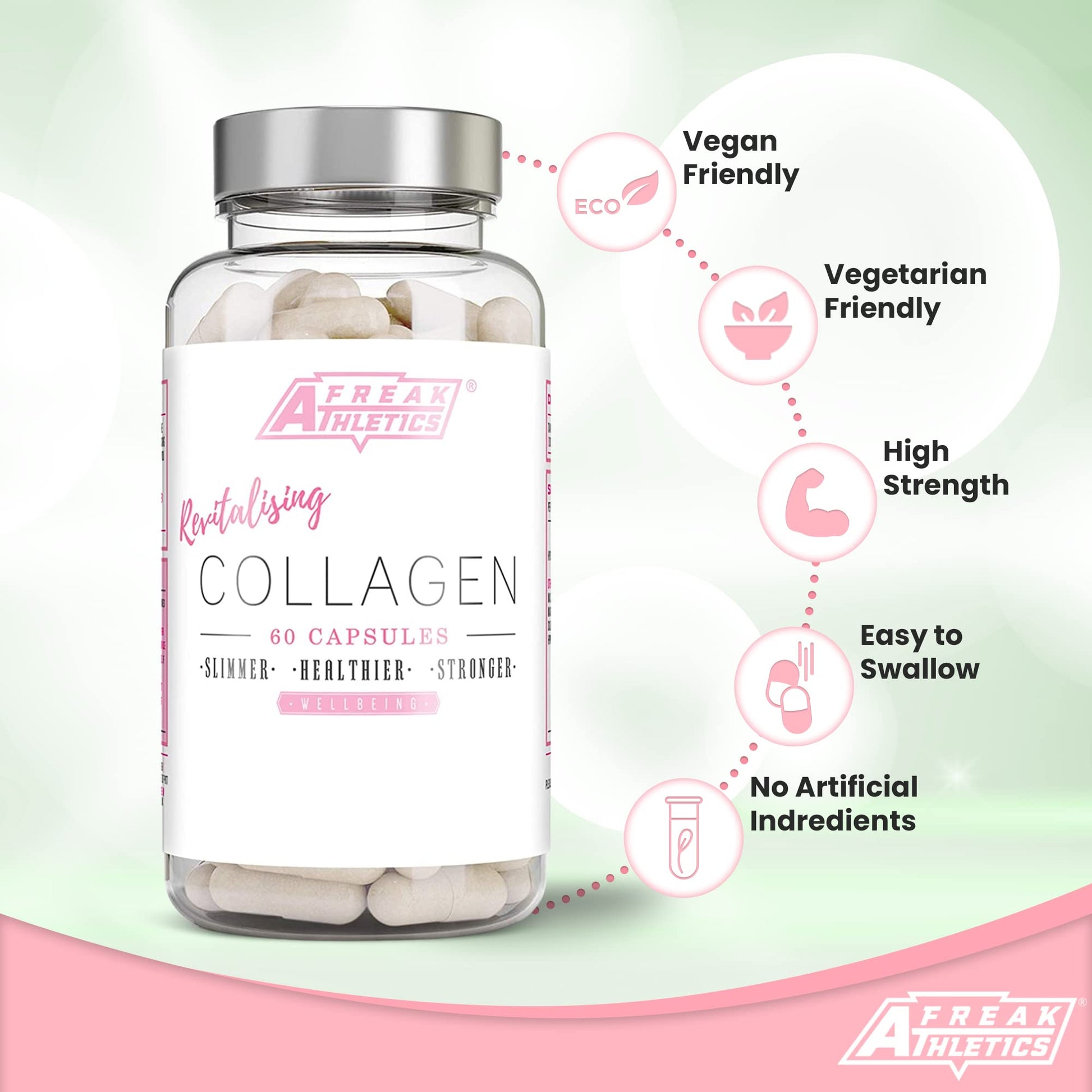 Collagen Supplements for Women - Marine Collagen Capsules - High Strength Skin, Hair Freak AthleticsAu supplements