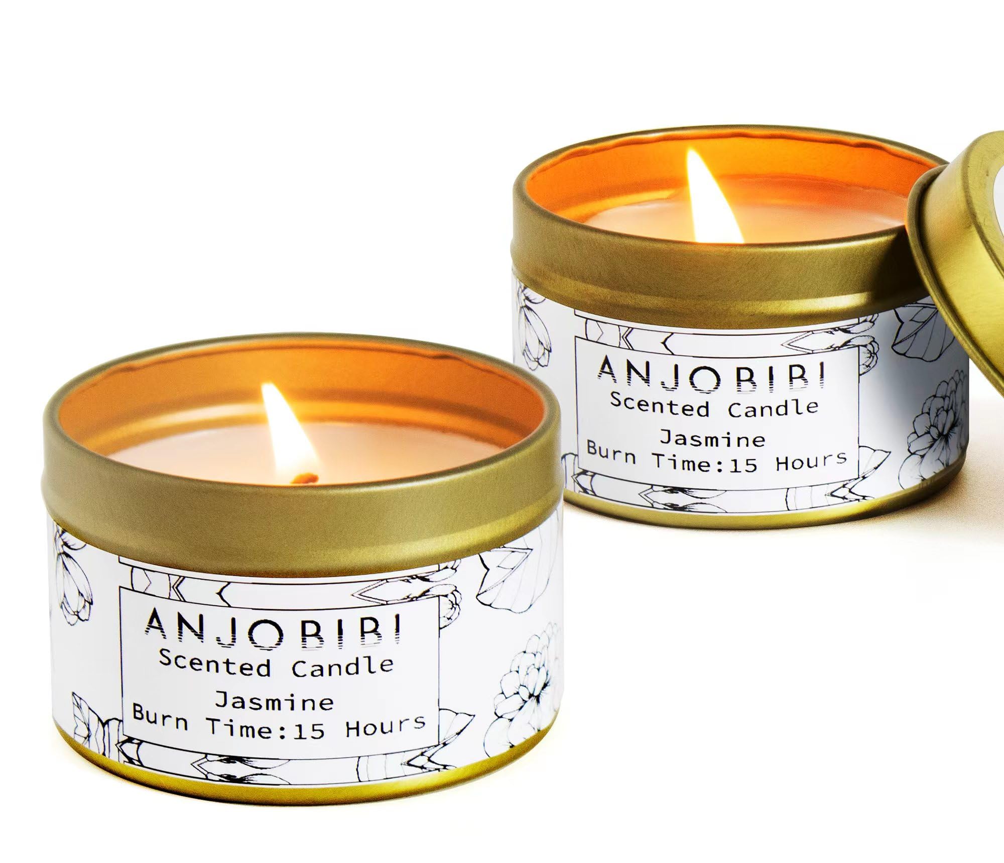 Health Household Health Care Aromatherapy Candles (Jasmine, 2 Oz,2 Pack)… ANJOBIBIAu supplements