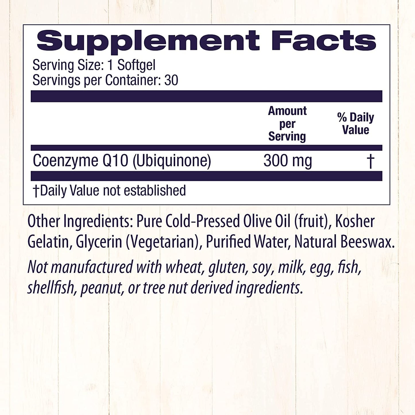 Healthy Origins CoQ10 (Kaneka Q10), 300 mg - Heart Health & Energy Supplement - Gluten Healthy OriginsUS supplements