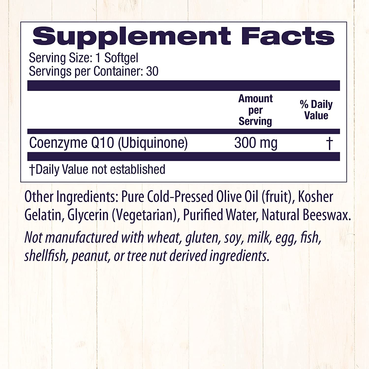 Healthy Origins CoQ10 (Kaneka Q10), 300 mg - Heart Health & Energy Supplement - Gluten Healthy OriginsUS supplements