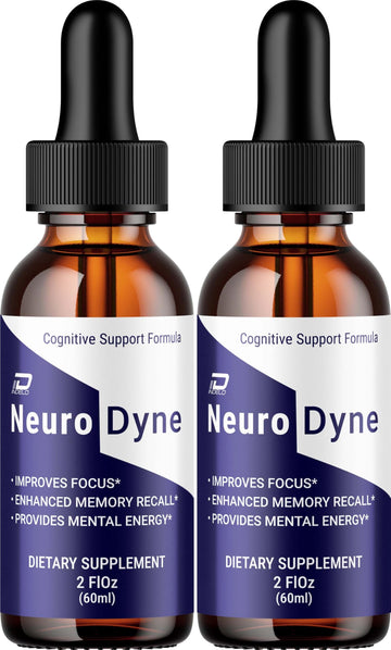 Neurodyne Liquid Drops – Neuro Dyne Natural Liquid Dietary Natural Blend Supplement (2 Pack – 2 Month Supply) IndeloAu supplements