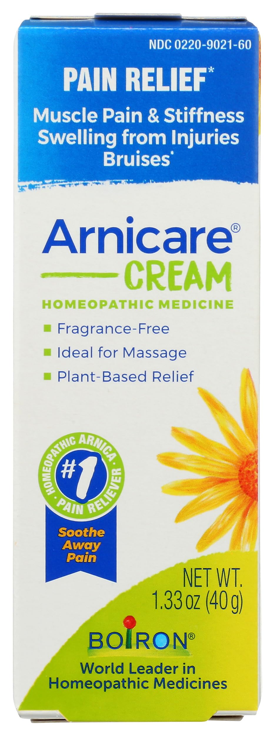 Boiron Arnicare Cream, Homeopathic Medicine for Pain Relief, 1.3 Ounce (Pack of 1) BoironAu supplements