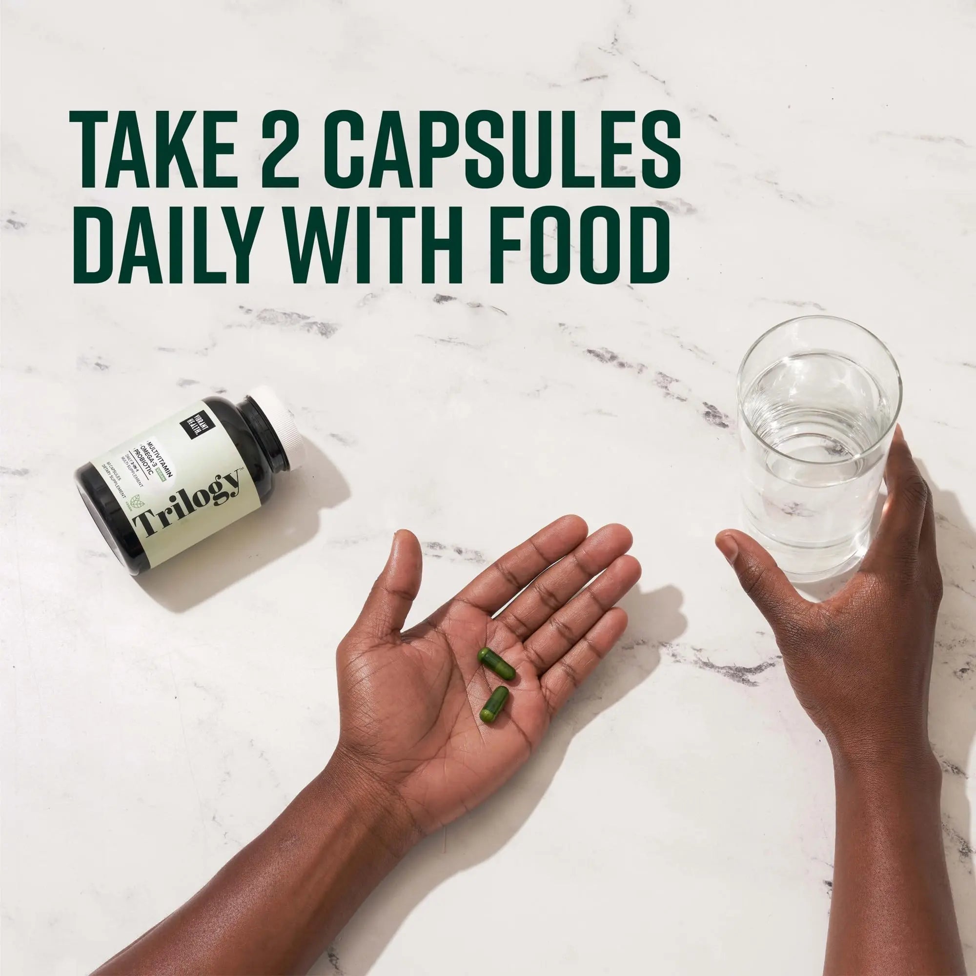 Vibrant Health, Trilogy Vegan, Probiotic Multivitamin with an Essential Blend of Omega-3 from Vegan Algal Oil, Vitamin A, B12, C, D3, E Vibrant HealthAu supplements
