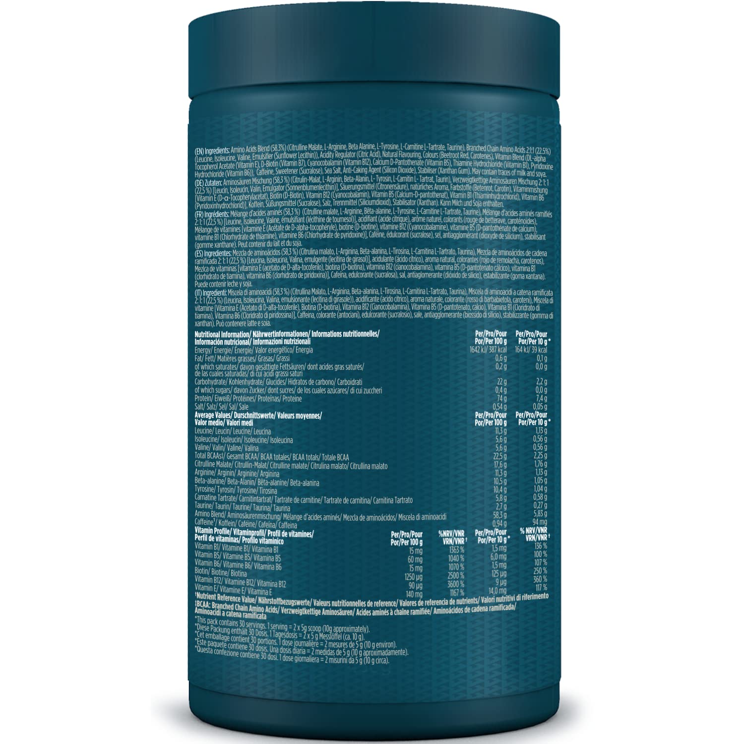 Kinetica PreFuel, Pre Workout, 5.9g Amino Acids & 2.3g BCAA's per Serving, 30 Servings KineticaAu supplements