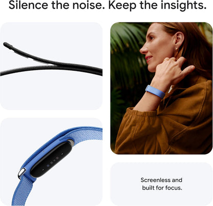 Google Fitbit Air - Screenless Activity Tracker with Fitness, Heart Rate, and Sleep Tracking - Personalized AI-Powered Coaching - Up to 7 Days’ Battery Life - Works with iOS and Android - Lavender FitbitUS supplements