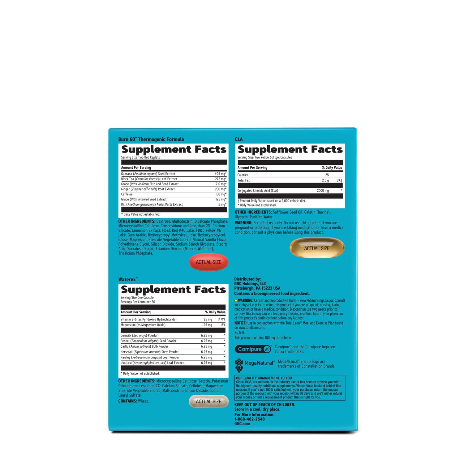 GNC Total Lean Total Lean Burn & Define VitaPak - 30 Vitapaks GNCUS supplements