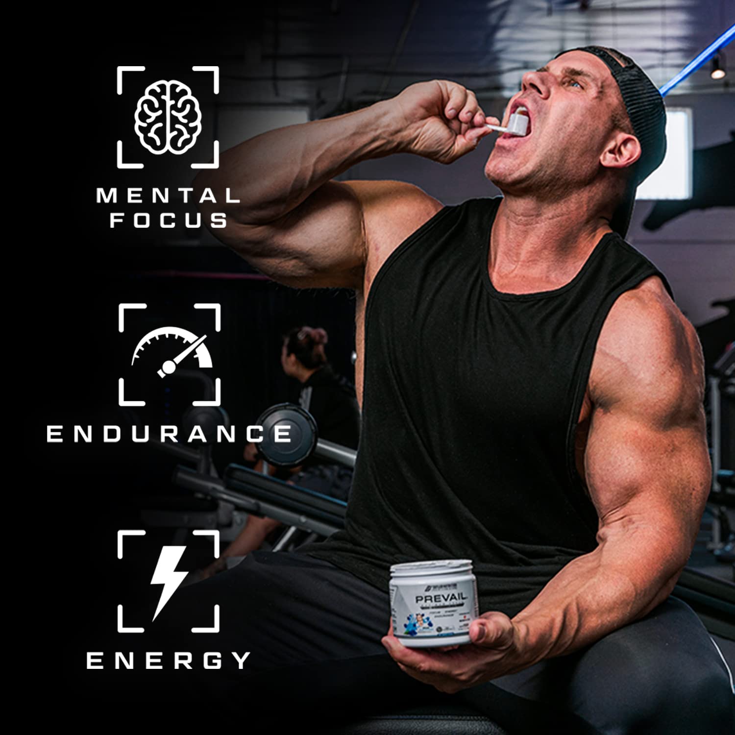 Prevail Pre Workout Powder with Nootropics: Pre Workout for Men and Women, Cutting Edge Energy and Focus Supplement with L Citrulline, Alpha GPC, L Tyrosine, Neurofactor | Peach Mango, 40 Servings Cutler NutritionAu supplements