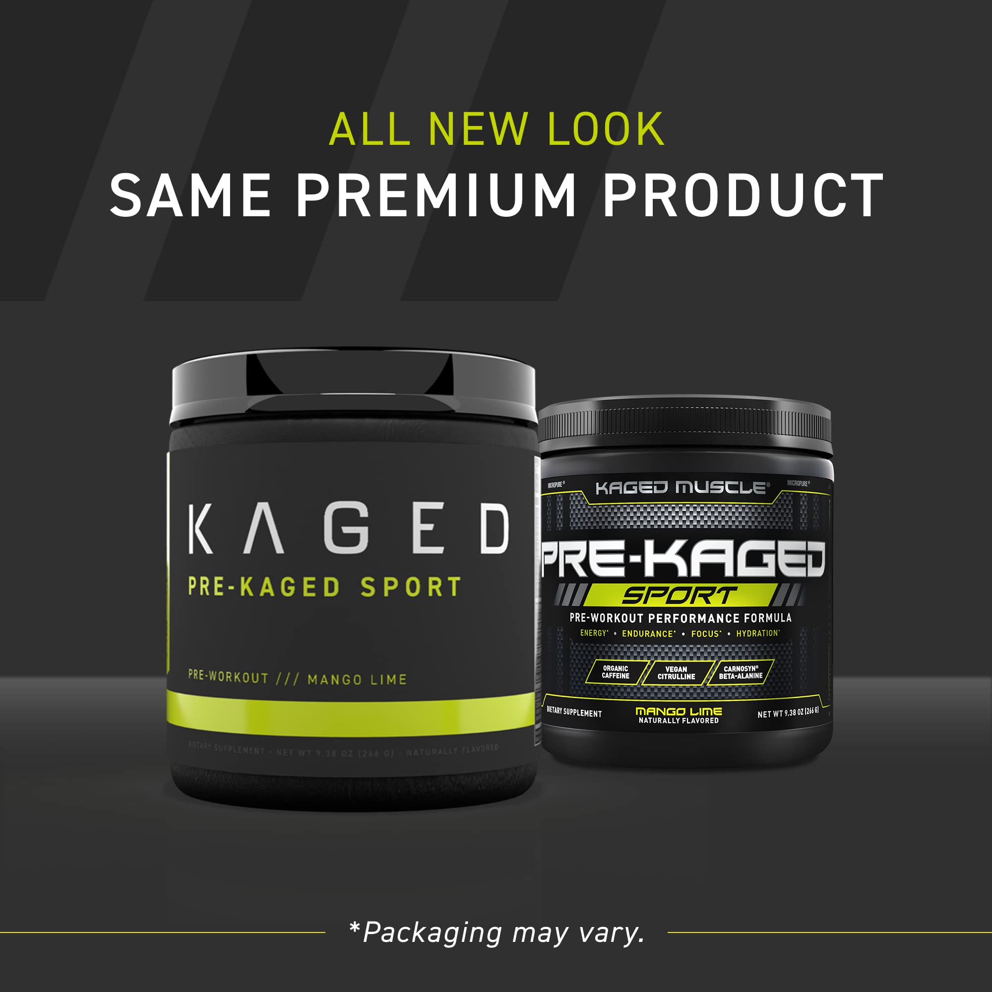 Kaged Athletic Sport Pre Workout Powder | Mango Lime | Energy Supplement for Endurance KagedAu supplements