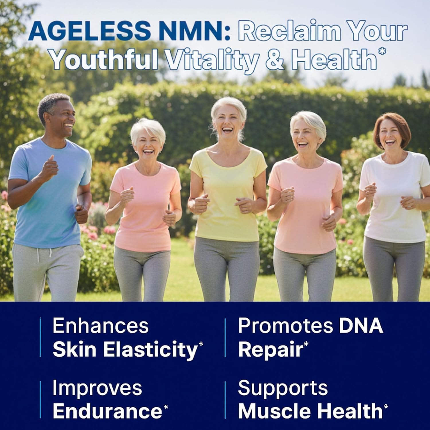 NMN Supplement 500mg Nicotinamide Mononucleotide | Supports NAD+ Levels, Energy, Cognitive Function, Muscle Health & Healthy Body Composition – Capsules (30) Ageless Foundation LaboratoriesAu supplements