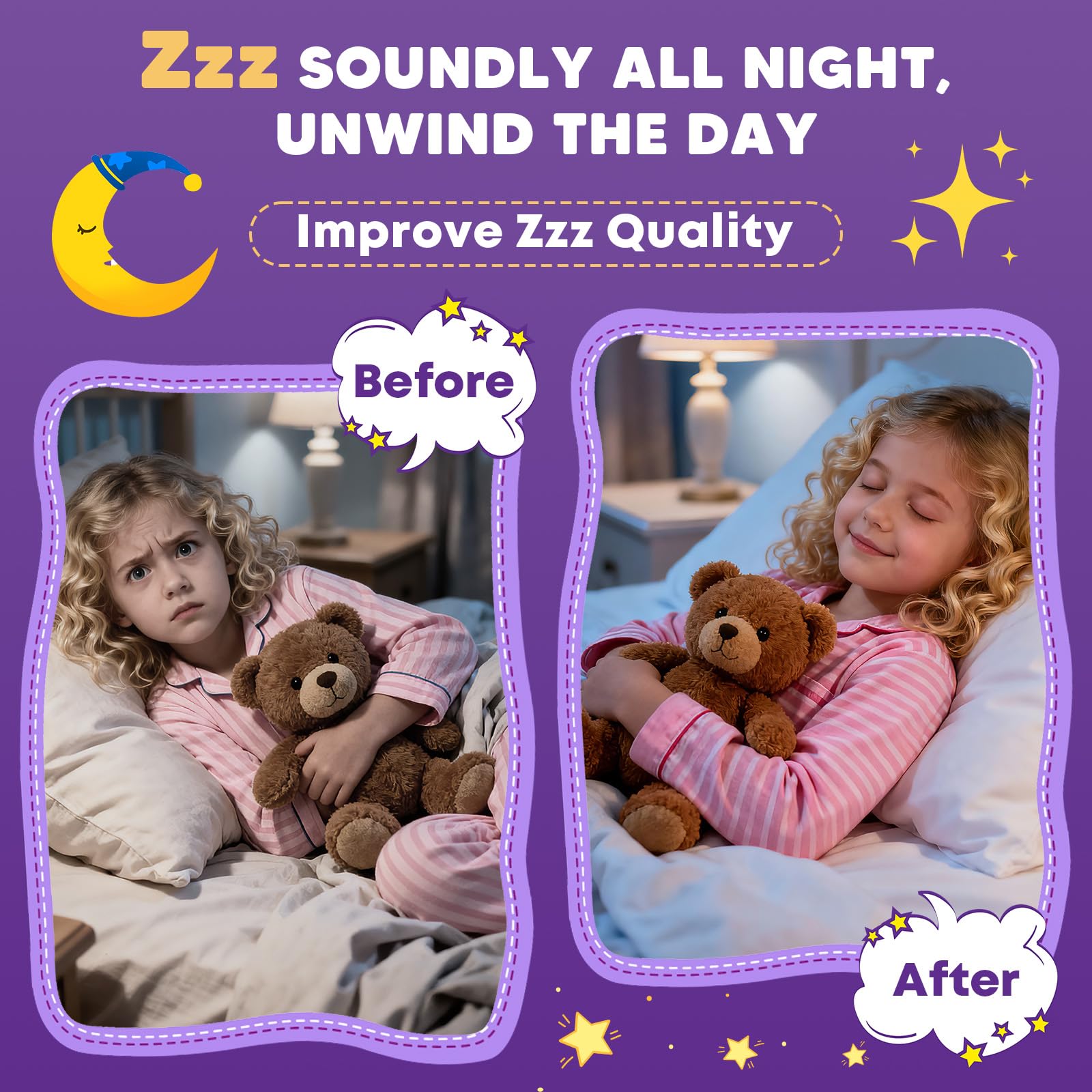 Sugar Free Magnesium Glycinate Gummies for Kids & Adults - Zzz Support, Relaxation & Cognition Support, 200/400mg Magnesium Gummies with L-Theanine, GABA, Calcium, B6, D3, C & K2, Grape Flavor, 60 Ct JIANKYTZAu supplements