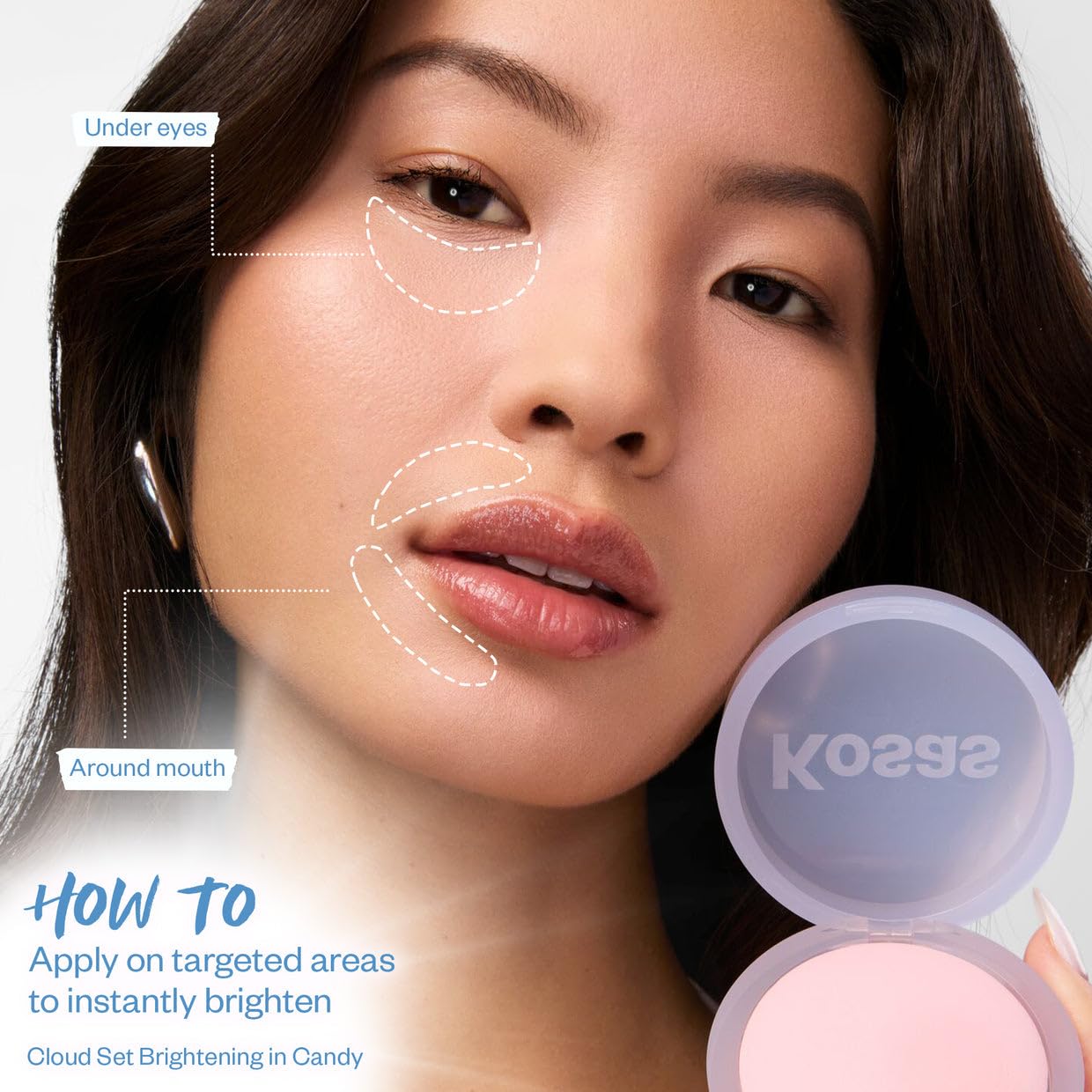 Kosas Cloud Set Brightening Baked Powder – Under Eye Setting Powder, Talc-Free Soft Focus Finish, Candy KosasAu supplements