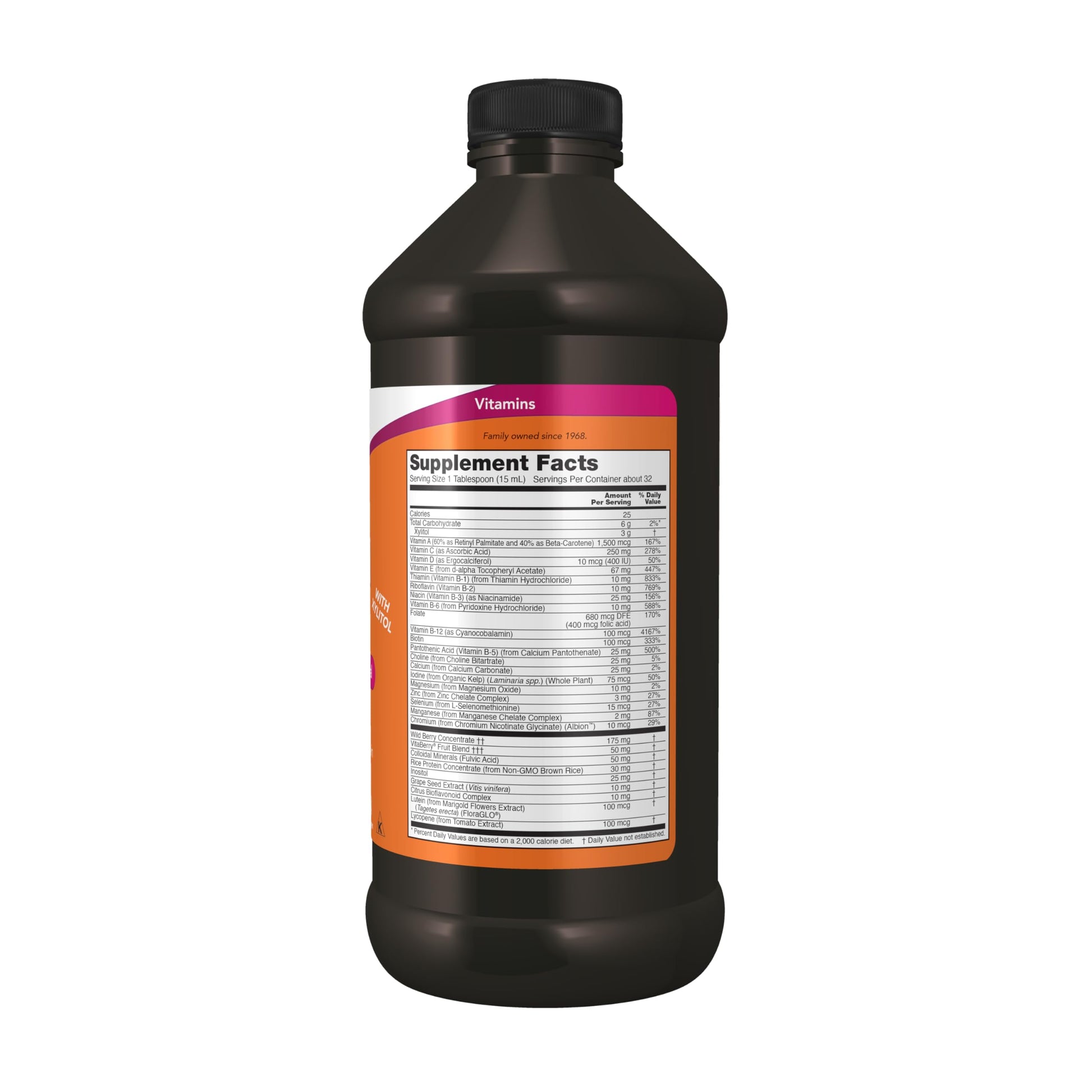 NOW Foods Supplements, Liquid Multi, Fast Absorption, Liquid Vitamin & Mineral, Wild Berry Flavor, 16-Ounce NOW FoodsAu supplements