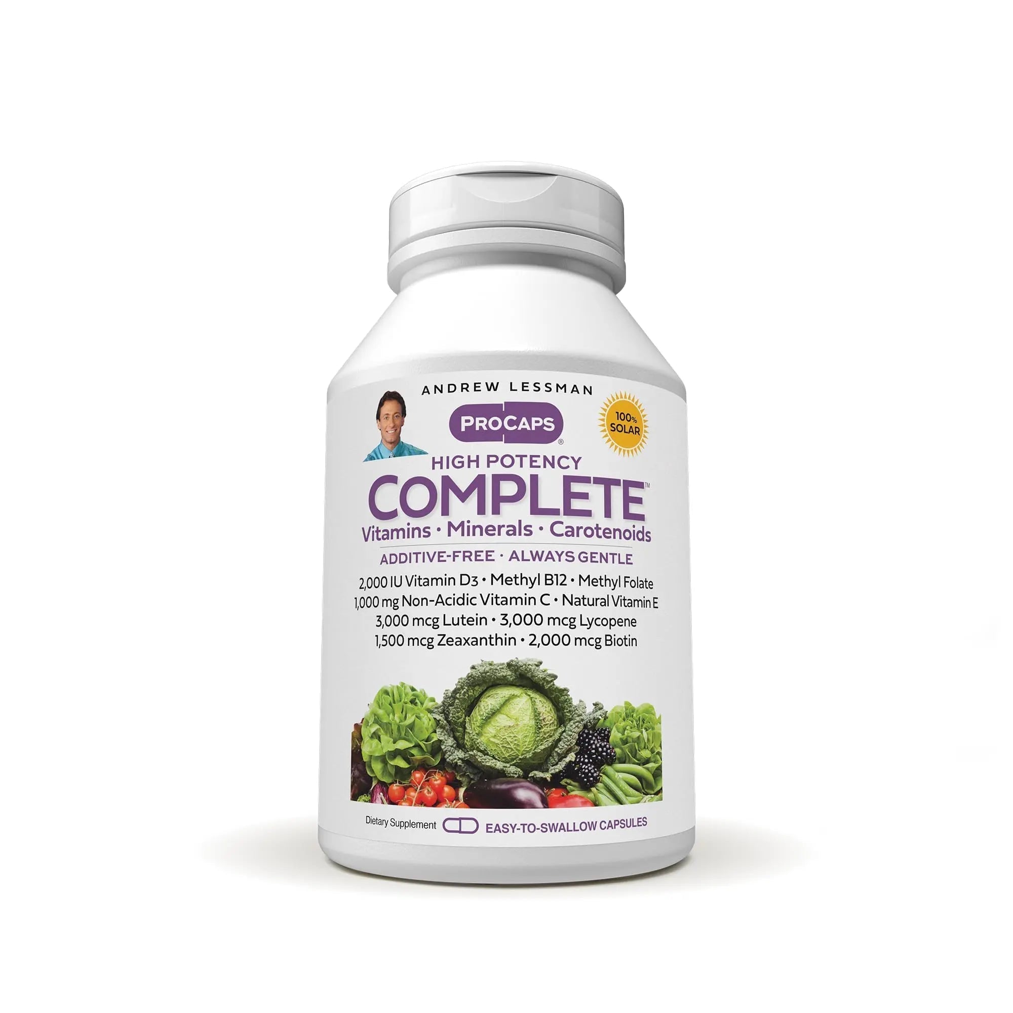 ANDREW LESSMAN Multivitamin - Complete 150 Capsules - High Potencies of 30+ Nutrients, Essential Vitamins, Minerals, Carotenoids ANDREW LESSMANAu supplements