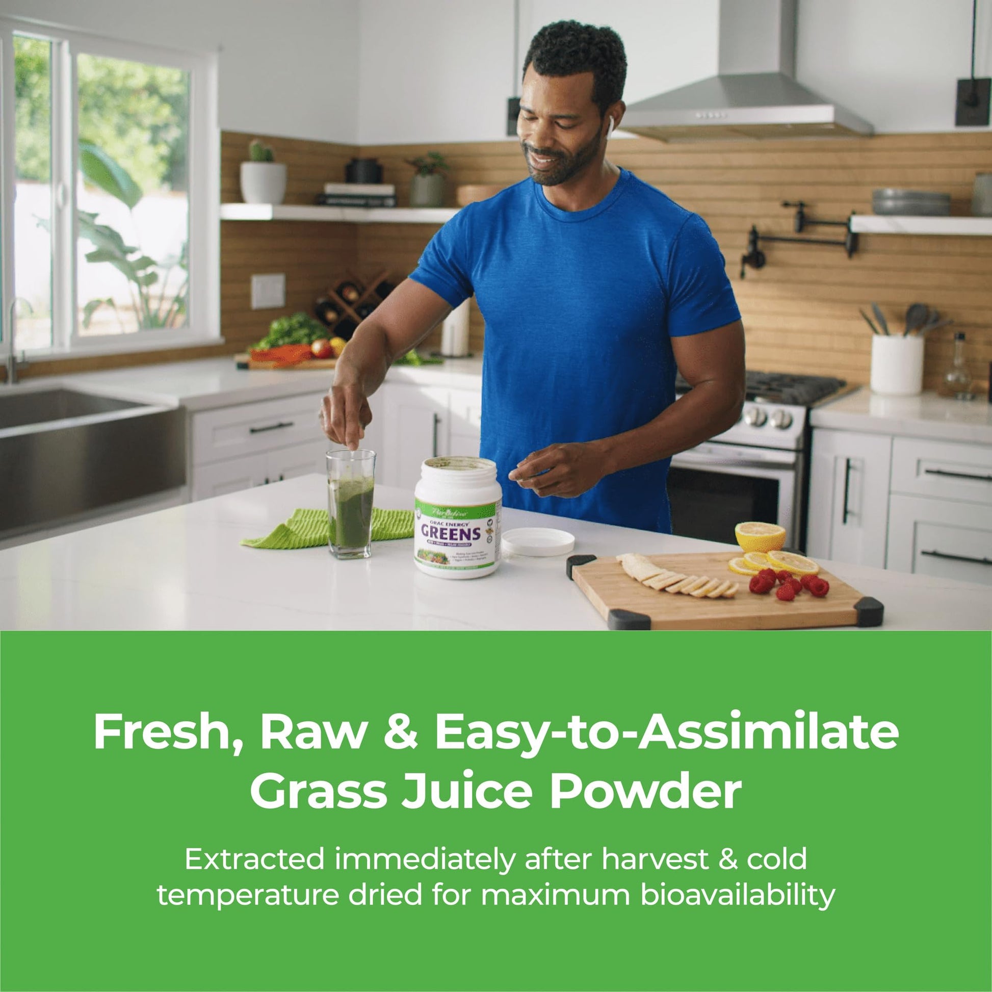 Paradise, ORAC Energy Greens Powder Extract, Super Antioxidants, Probiotics for Gut Health & Digestion, Vitamin C for Immunity, with Spirulina & Chlorella, Non-GMO, Gluten Free, 30 Servings Paradise HerbsAu supplements