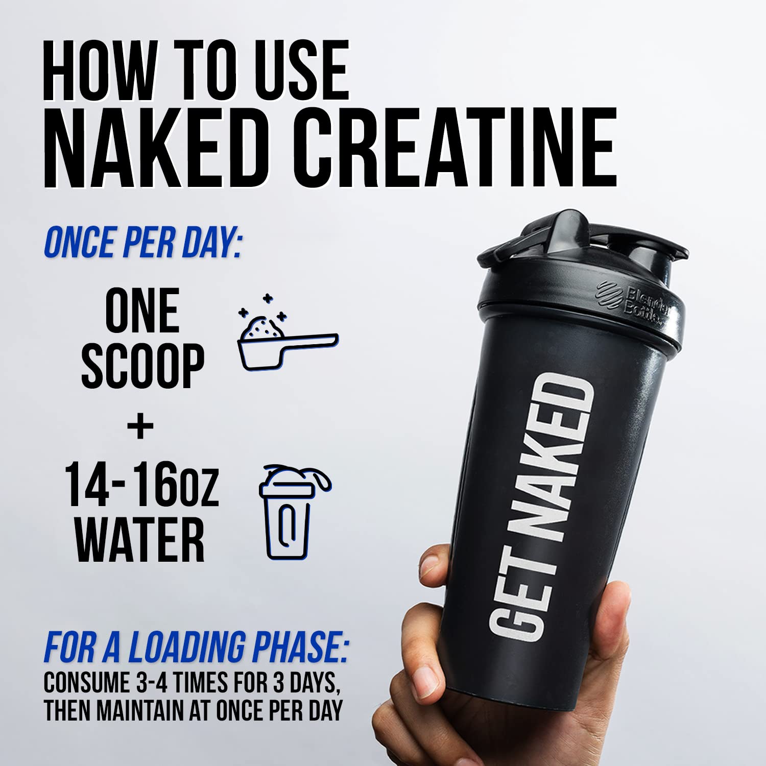 Pure Creatine Monohydrate – 200 Servings - 1,000 Grams, 2.2lb Bulk, Vegan, Non-GMO Naked NutritionUS supplements