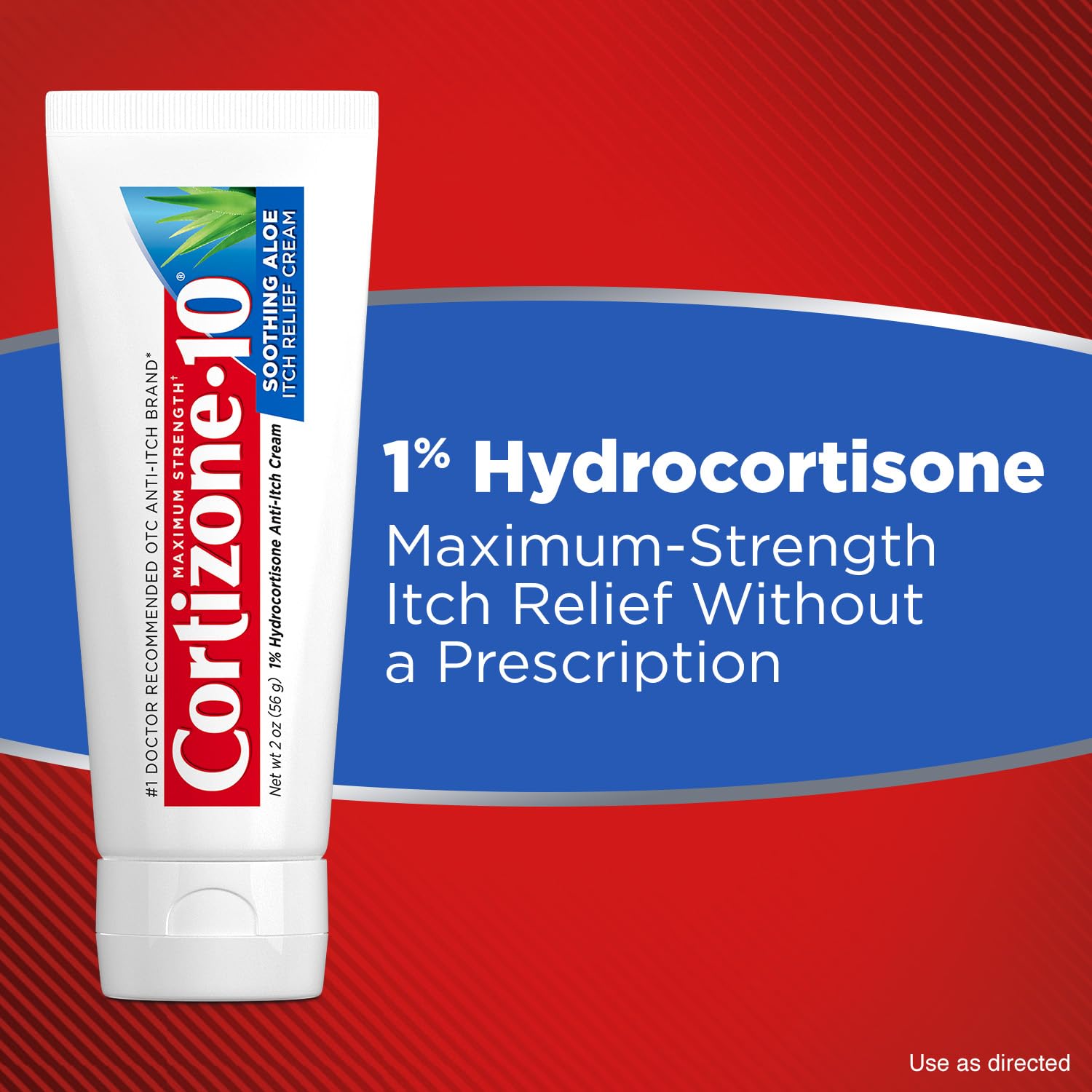 Cortizone-10 Maximum Strength Soothing Aloe Itch Relief Cream, 1% Hydrocortisone, Fast-Acting, Anti-Itch Cream for Bug Bites, Rash, Eczema, Psoriasis, Poison Ivy, Oak, Sumac & More, 2 oz Cortizone 10Au supplements