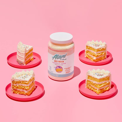 Alani Nu Whey Protein Powder Confetti Cake | 23g Protein with Low Sugar & Digestive Enzymes Alani NuUS supplements