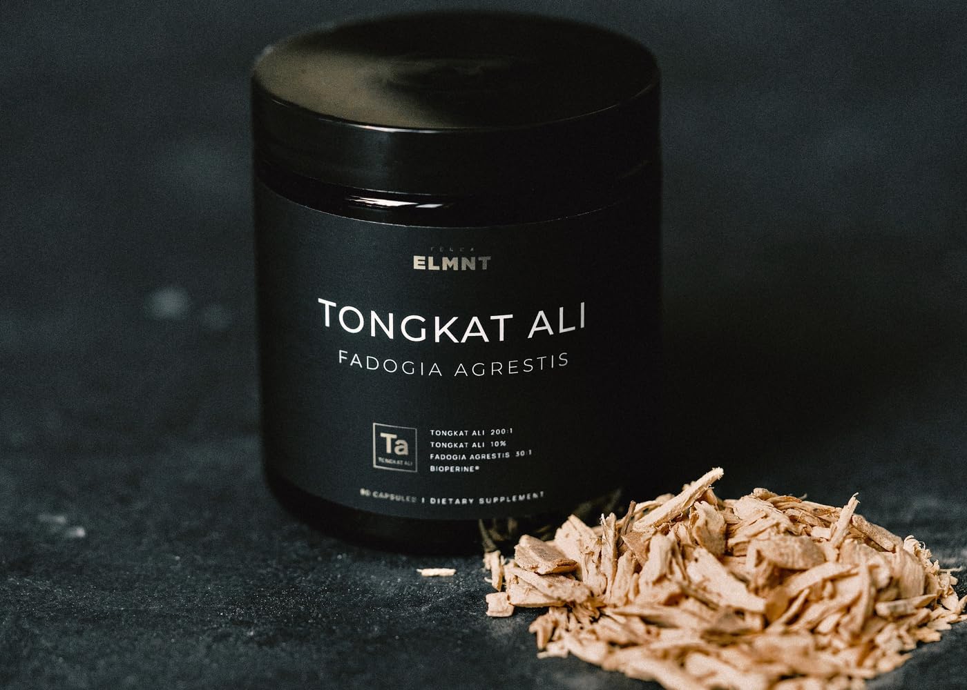 228,000mg 200x Strength Tongkat Ali for Men w. Fadogia Agrestis Extract - 10% Eurycomanone Longjack Highest Potency Fadogia Agrestis Tongkat Ali Supplement - Muscle Growth & Test Support Pills for Men TERRA ELMNTAu supplements