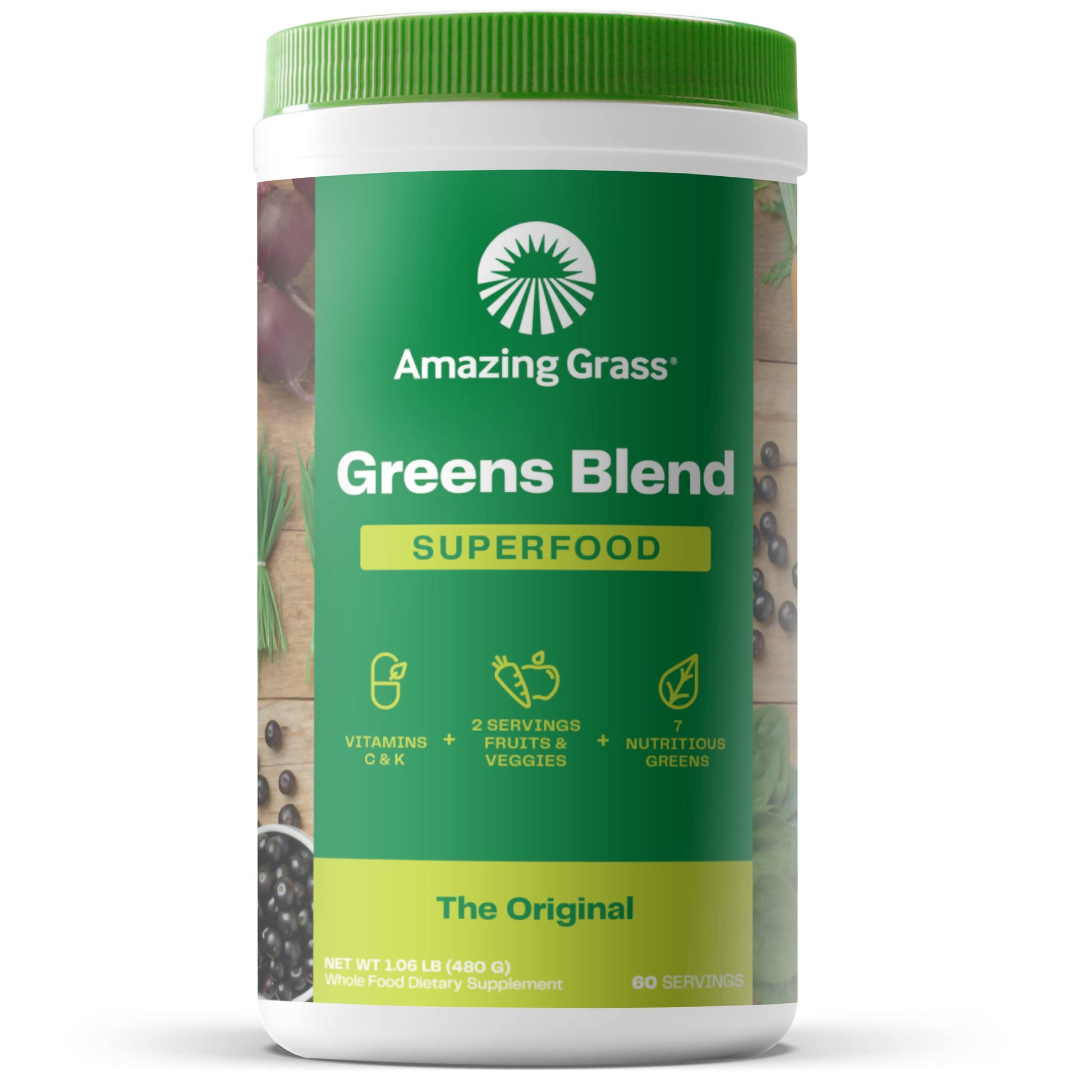 Amazing Grass Greens Blend Superfood: Super Greens Powder Smoothie Amazing GrassUS supplements