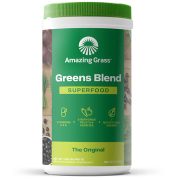 Amazing Grass Greens Blend Superfood: Super Greens Powder Smoothie Amazing GrassUS supplements