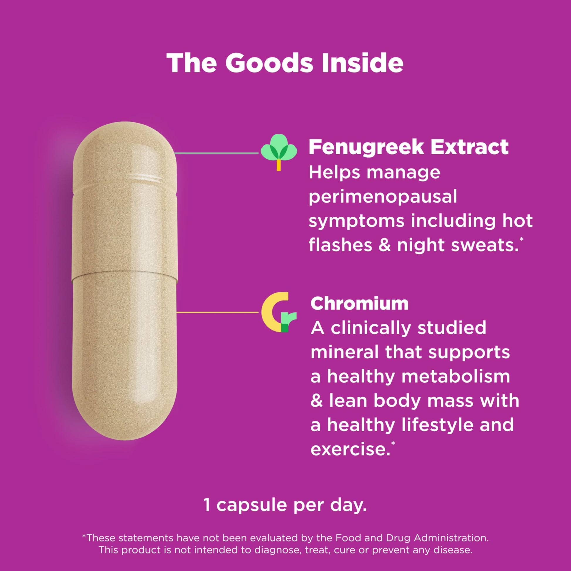 OLLY Balanced Perimeno Capsules, Supports Hormonal Balance, Mood & Metabolism During Perimenopause,* Fenugreek Extract, Chromium, 30 Day Supply - 30 Count OLLYAu supplements