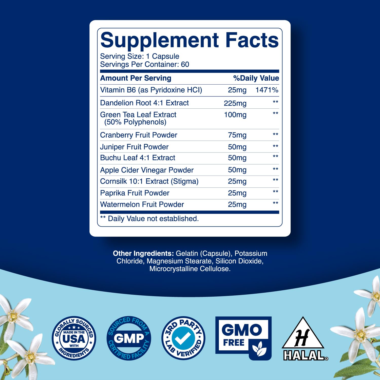 Diuretic Water Pills for Water Retention - Water Away Diuretic Pills for Bloating Relief TevareUS supplements