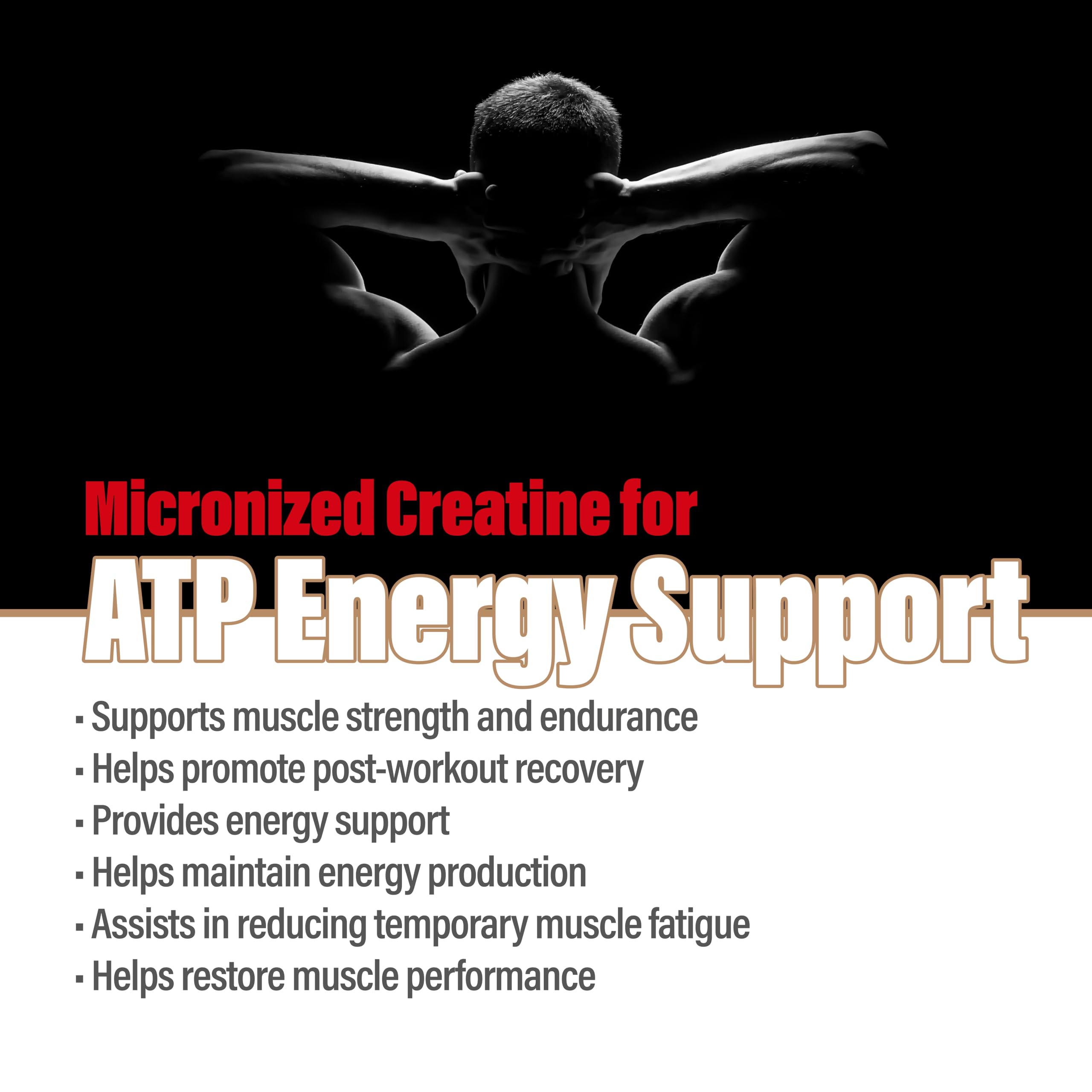 METALIFE 100% Pure Creatine Monohydrate Powder, Canada-Made, 1000 g (200 Servings) Micronized Powder, Muscle Growth, Unflavored, Ideal for Athletes & Fitness Enthusiasts, Third party lab tested, Vegan METALIFEAu supplements