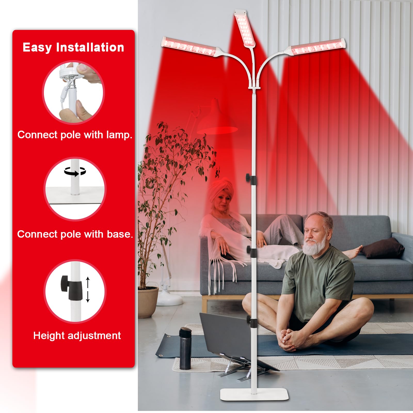 Akarishin Red Light Therapy Lamp- 660nm Red Light,850nm & 940nm Infrared Light Therapy AkarishinAu supplements
