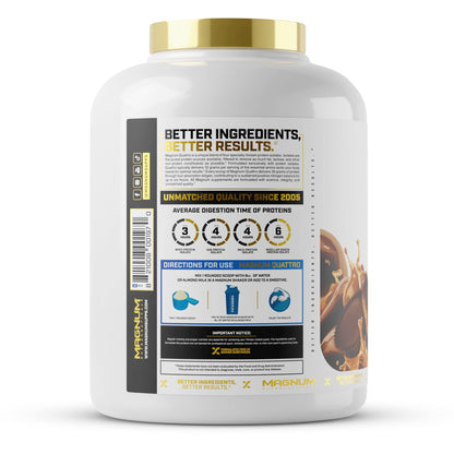 Magnum Nutraceuticals Quattro -, Peanut Butter Cups, 4LB - May Support Muscle Growth QUATTROUS supplements