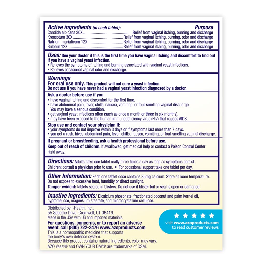 AZO Bladder Control with Go-Less® & Weight Management Dietary Supplement & Yeast Plus Dual Relief AZOAu supplements
