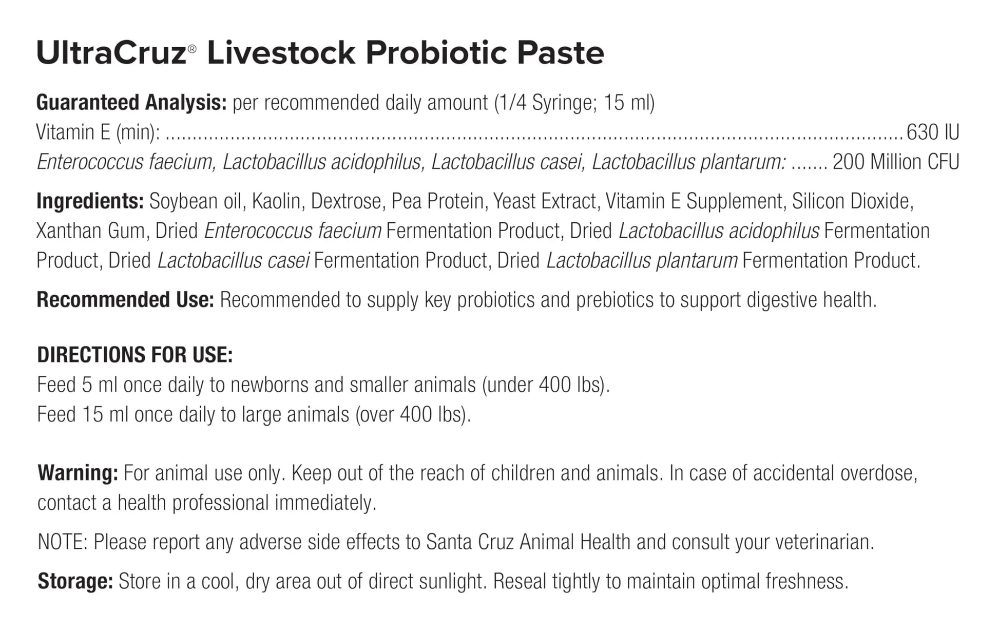 60 ml, Paste, 4 Day Supply UltraCruznz supplements