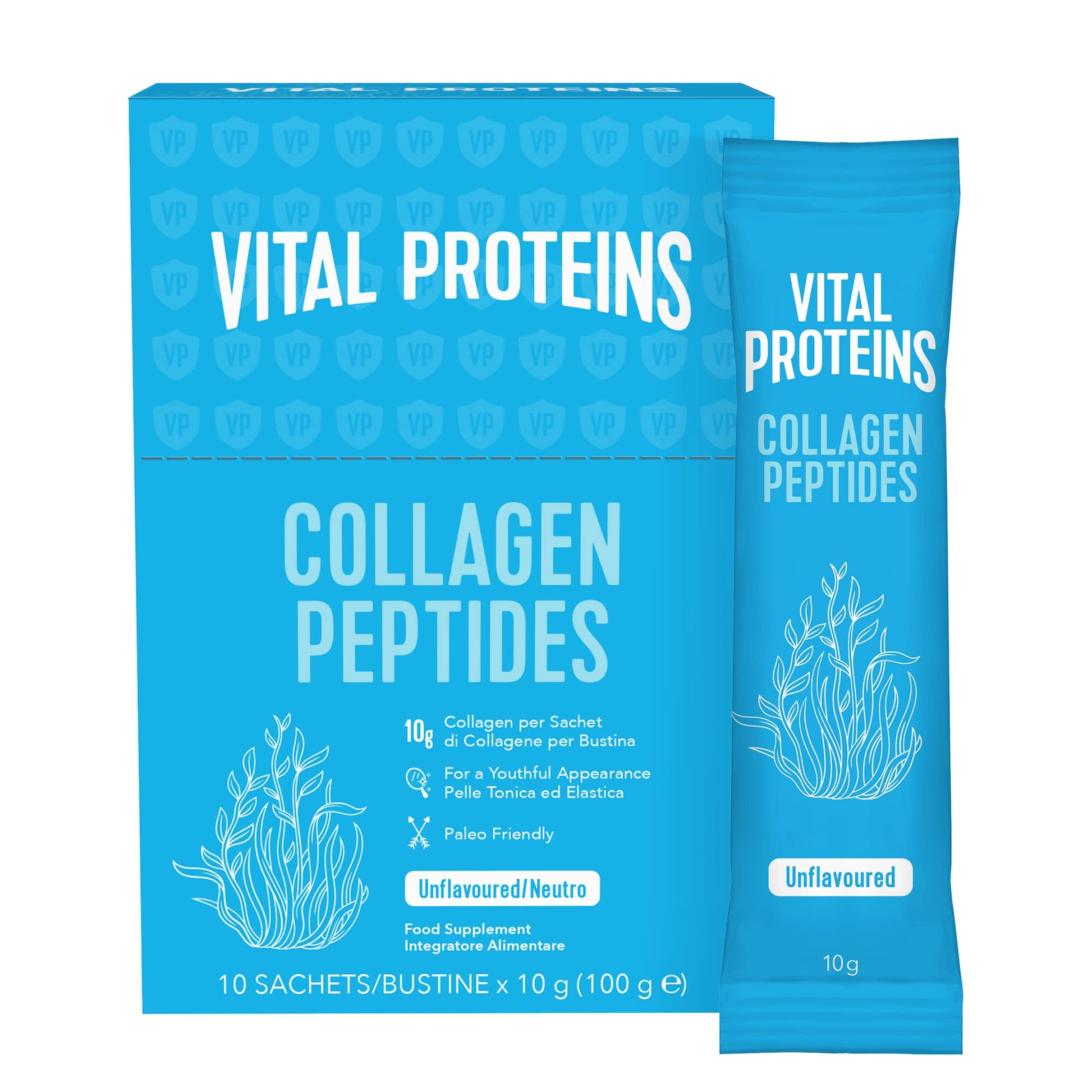 Vital Proteins Collagen Peptides Powder Supplement Travel Packs Unflavored Skin Hair NAI Joint Health VITAL PROTEINSAu supplements